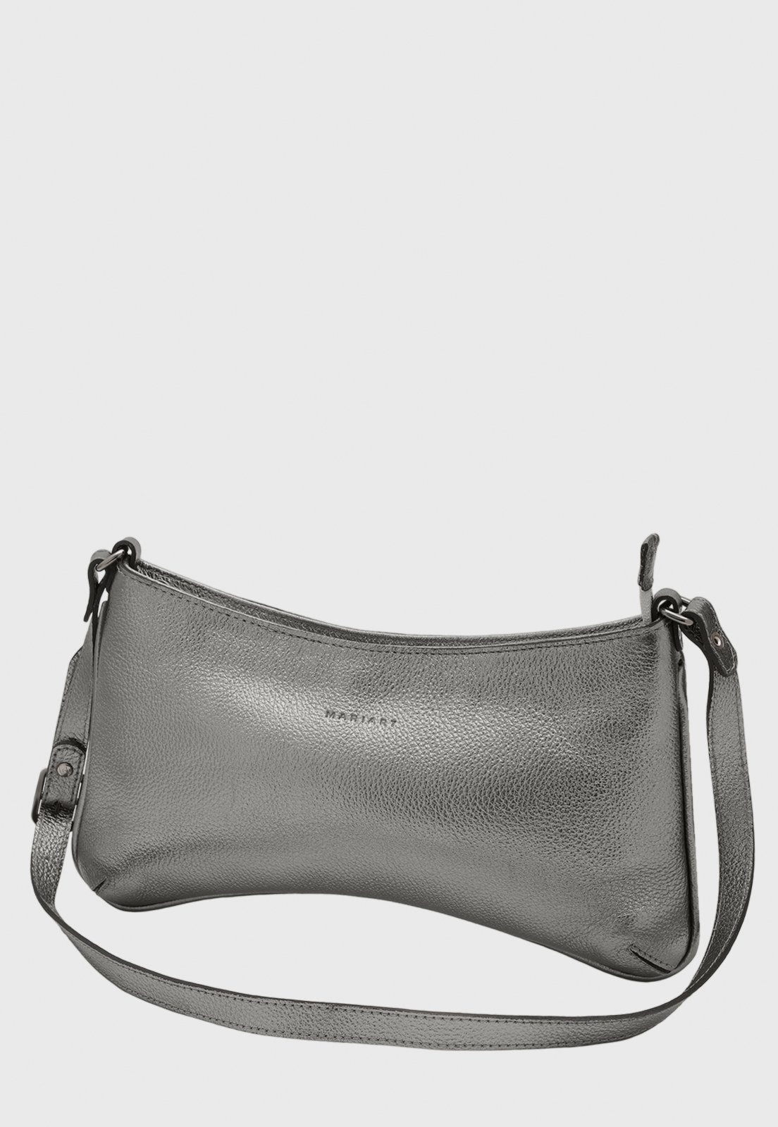 Imagem principal Bolsa Shoulder Couro Mariart Lavanda Onix Mariart prata lavanda