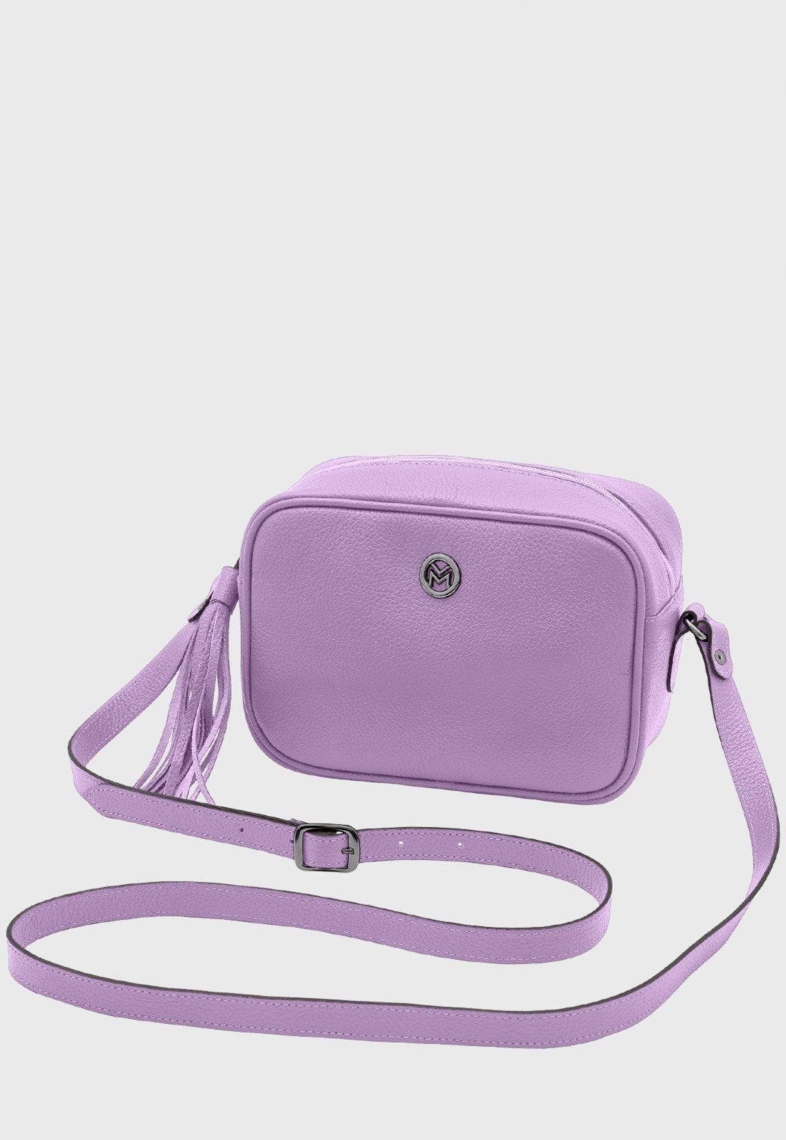 Imagem principal Bolsa Transversal de Couro Mariart Titânio Violeta Mariart lilás violeta