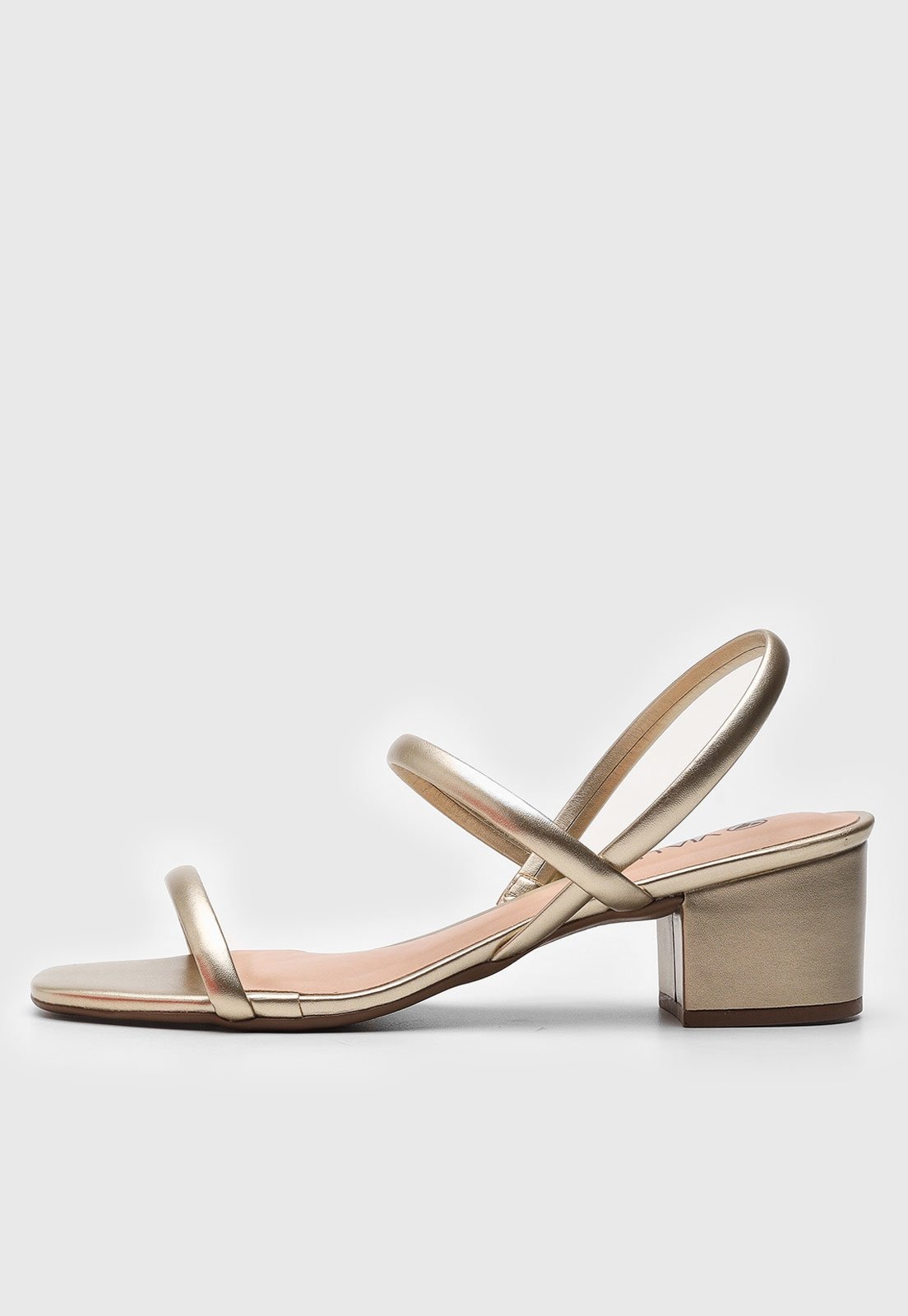 Imagem principal Sandália Via Uno Metalizada Dourada VIA UNO dourado