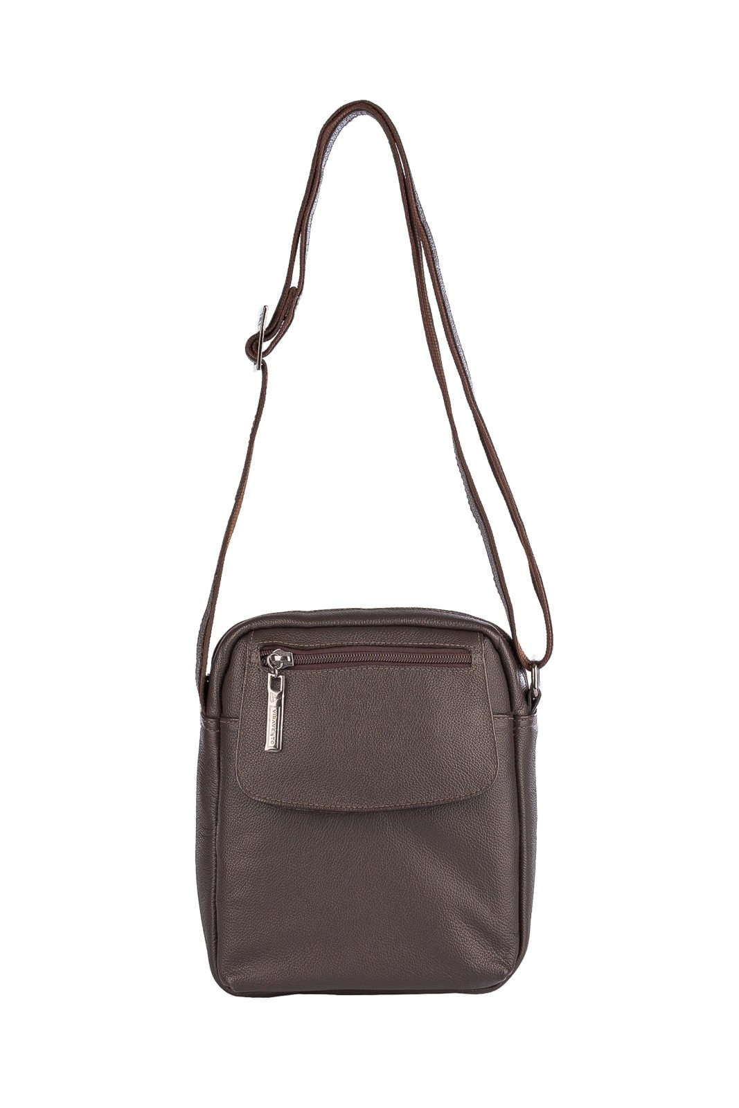 Imagem principal Bolsa Vira Vento Tiracolo De Couro Yuri Vira Vento café