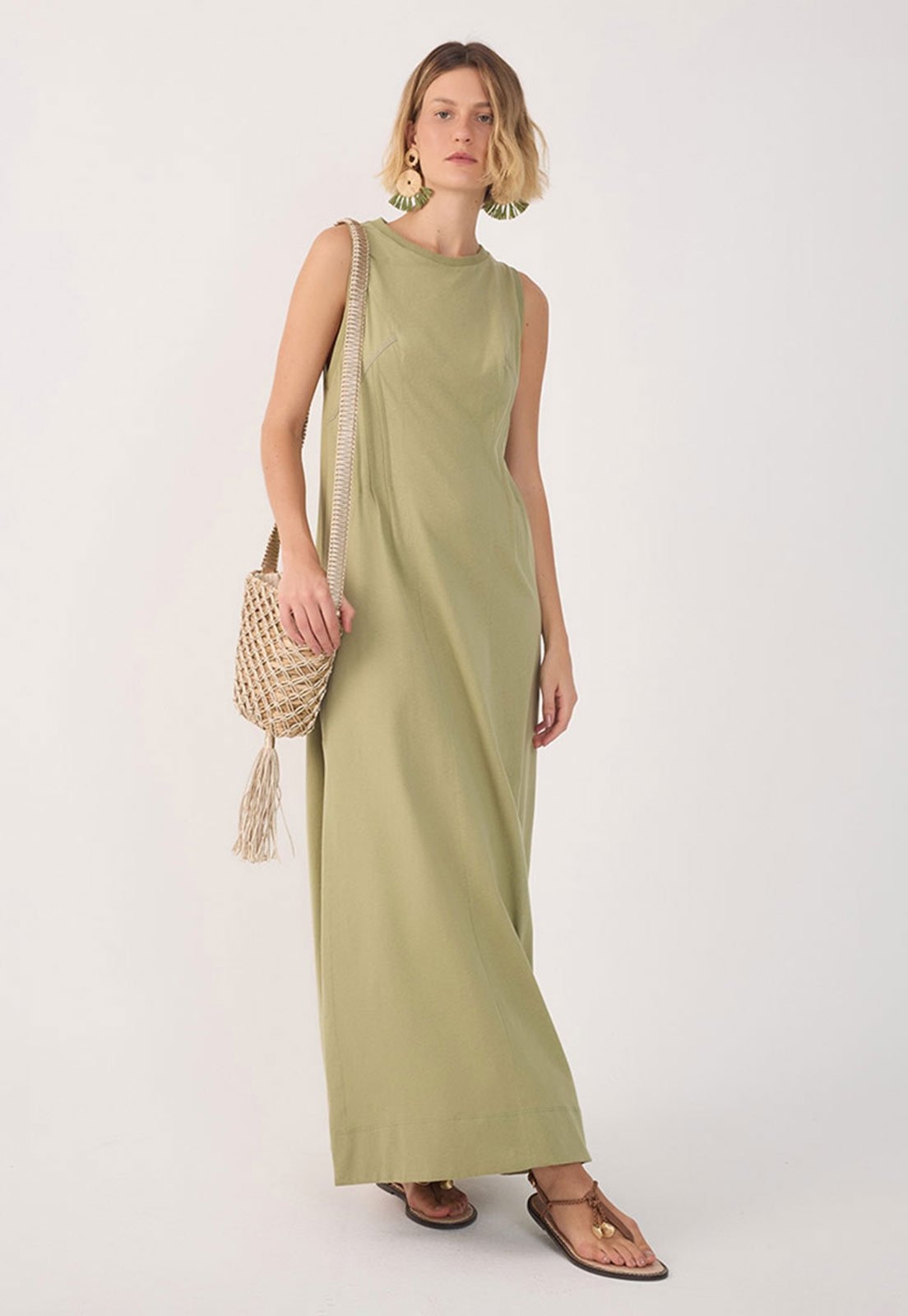 Imagem principal Vestido Dress To Longo Recorte Dress to verde