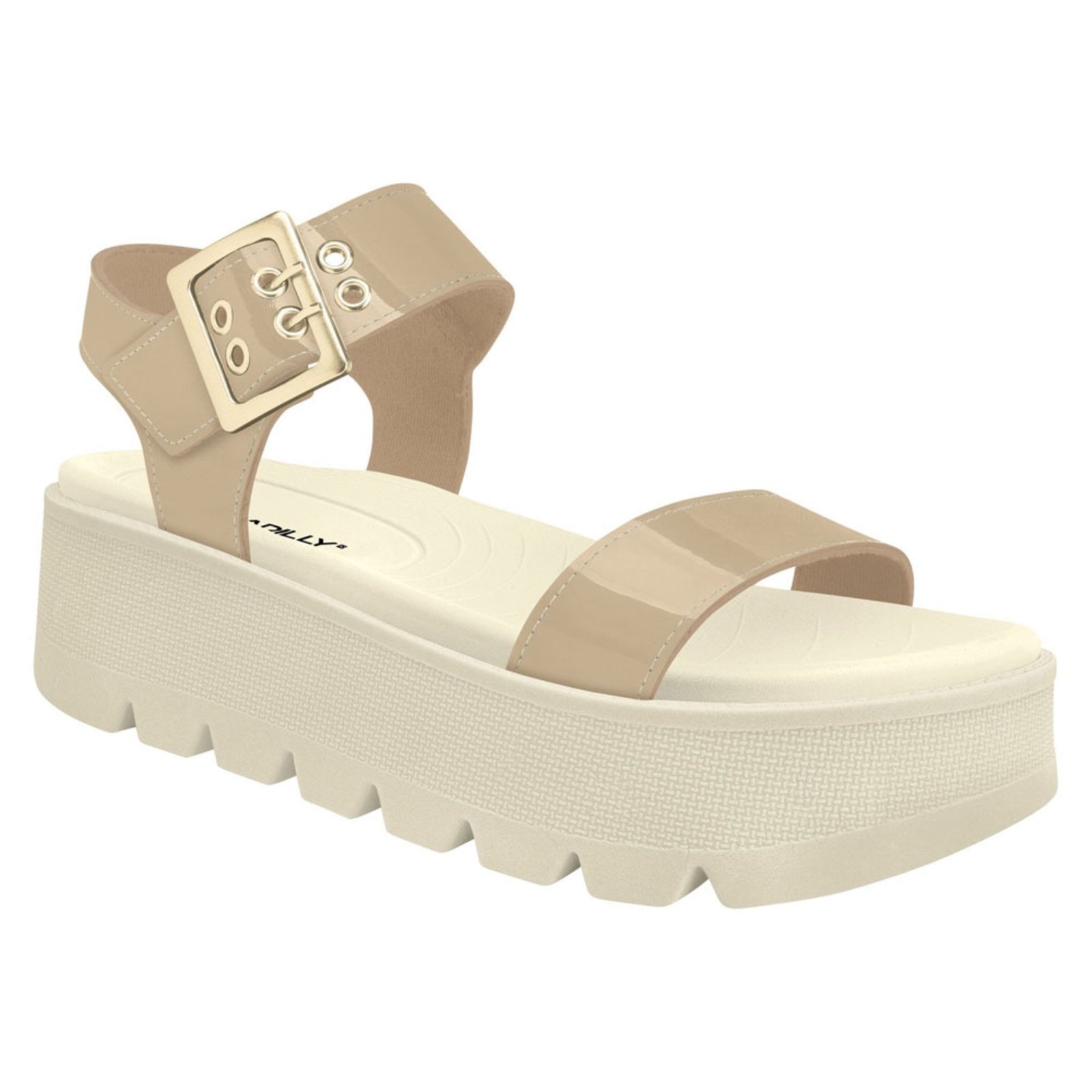 Imagem principal Sandália Papete Feminina Cati Marfim Off White Piccadilly 58 Piccadilly branco white