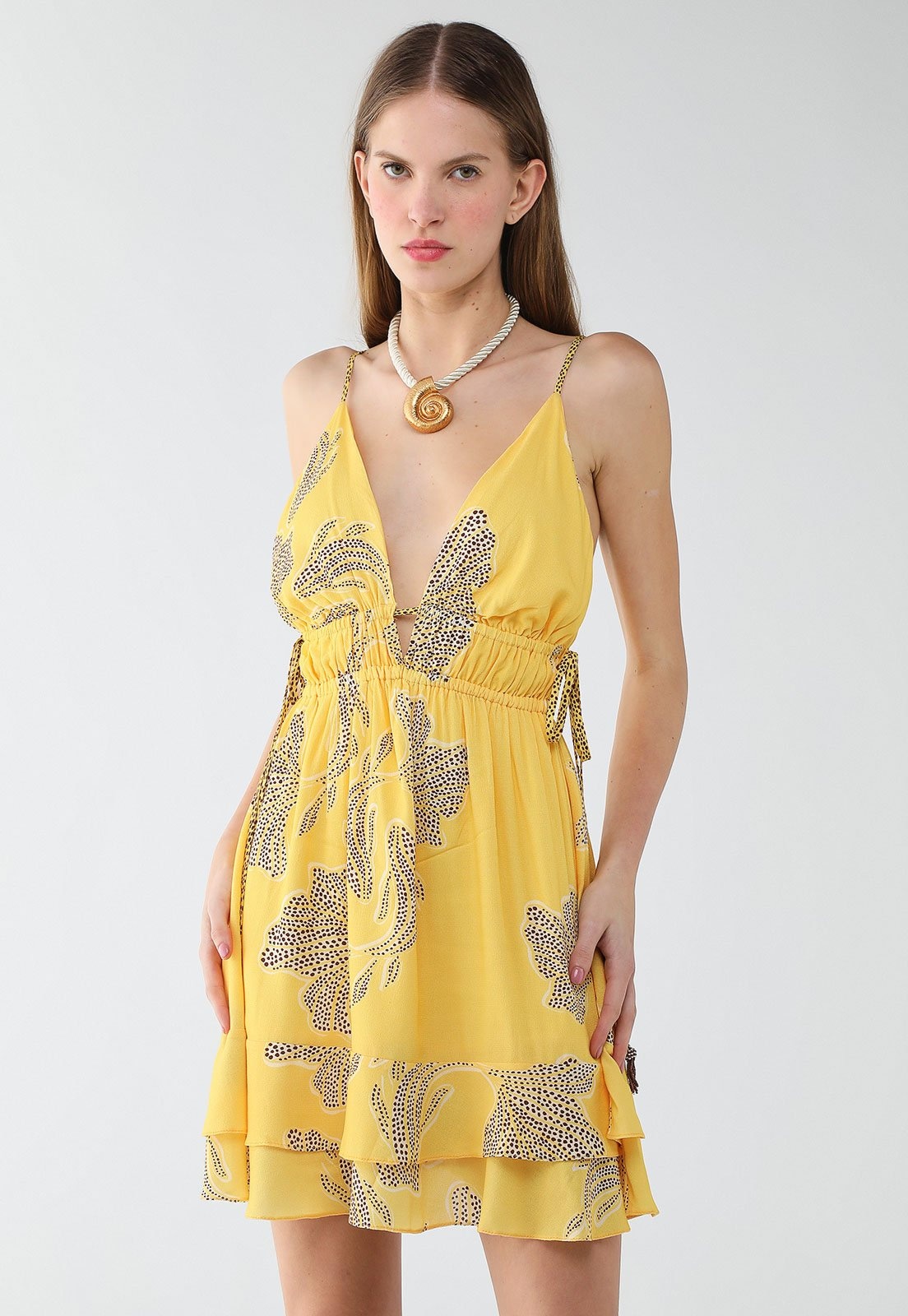 Imagem principal Vestido Feminino Dress To Estampa Laguna Mix Dress to amarelo
