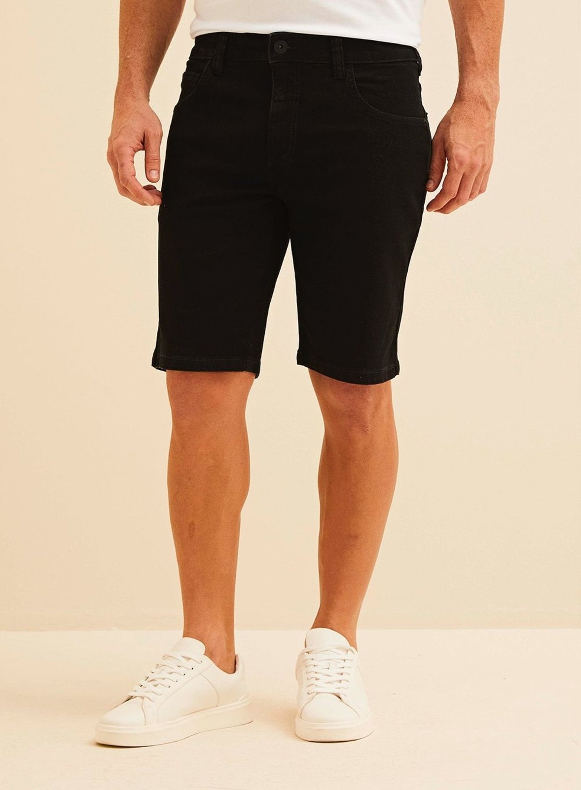 Imagem principal Bermuda Jeans Paul Slim Forum Indigo Preto Forum preto indigo