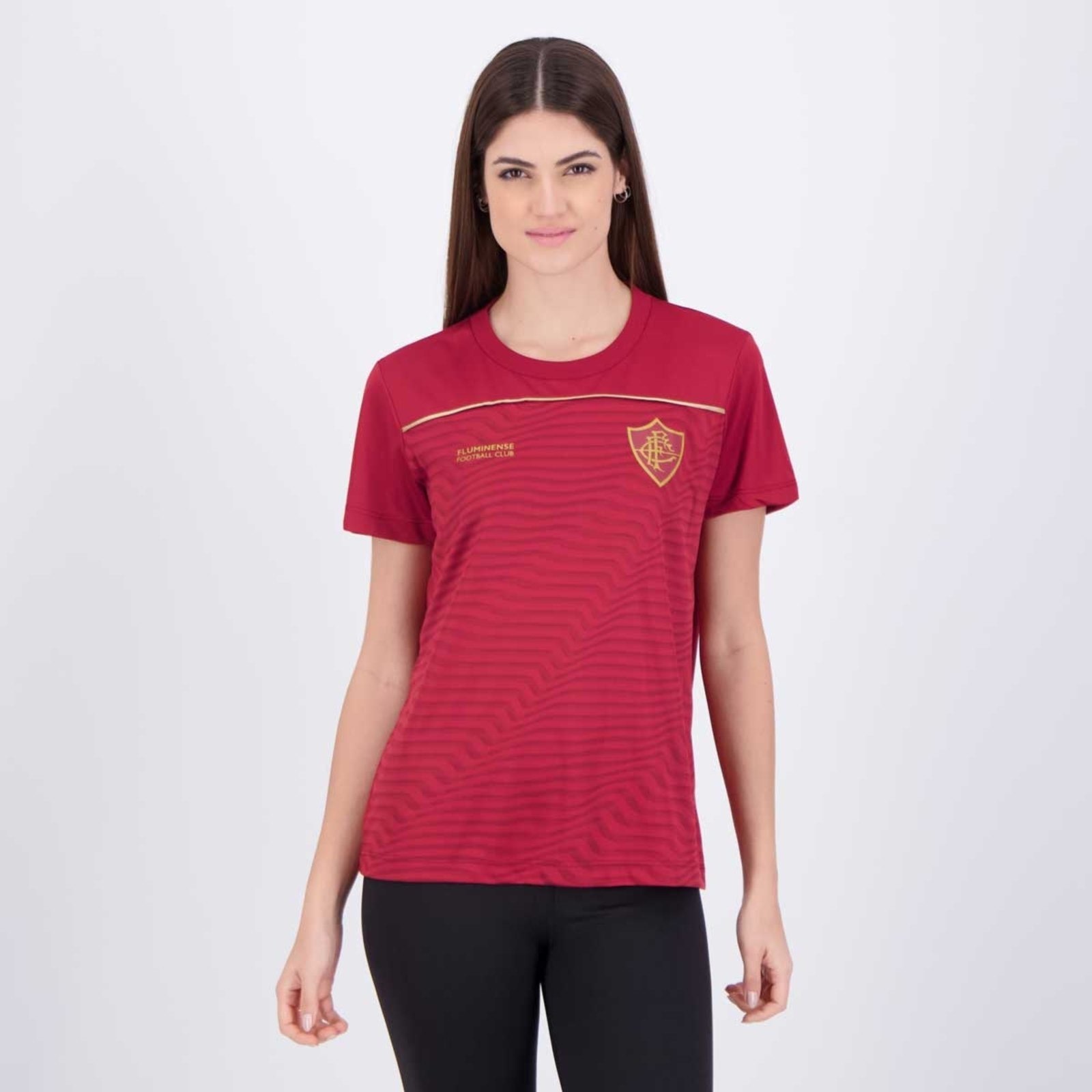 Imagem principal Camisa Fluminense Fulgor Feminina Grená braziline vermelho