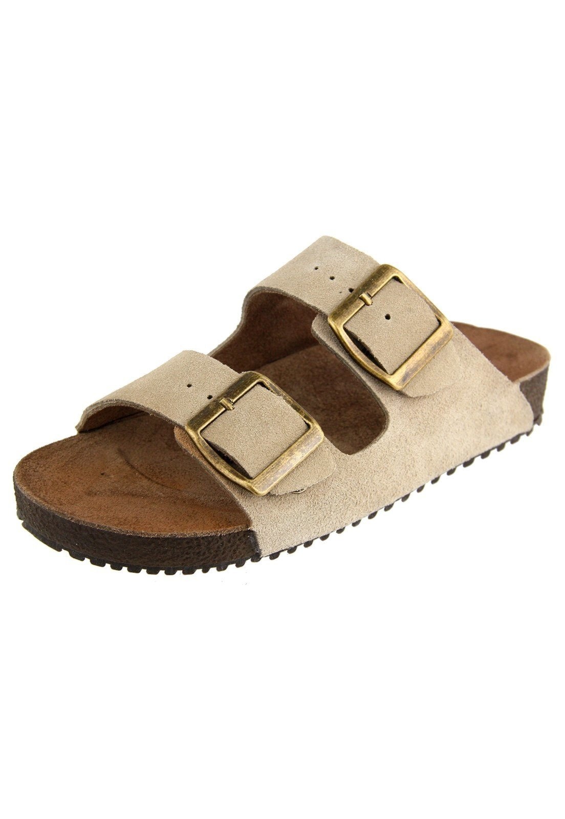 Imagem principal Infantil - Papete Sandália em Couro Acolchoada Maria Paula Creme MARIA PAULA nude