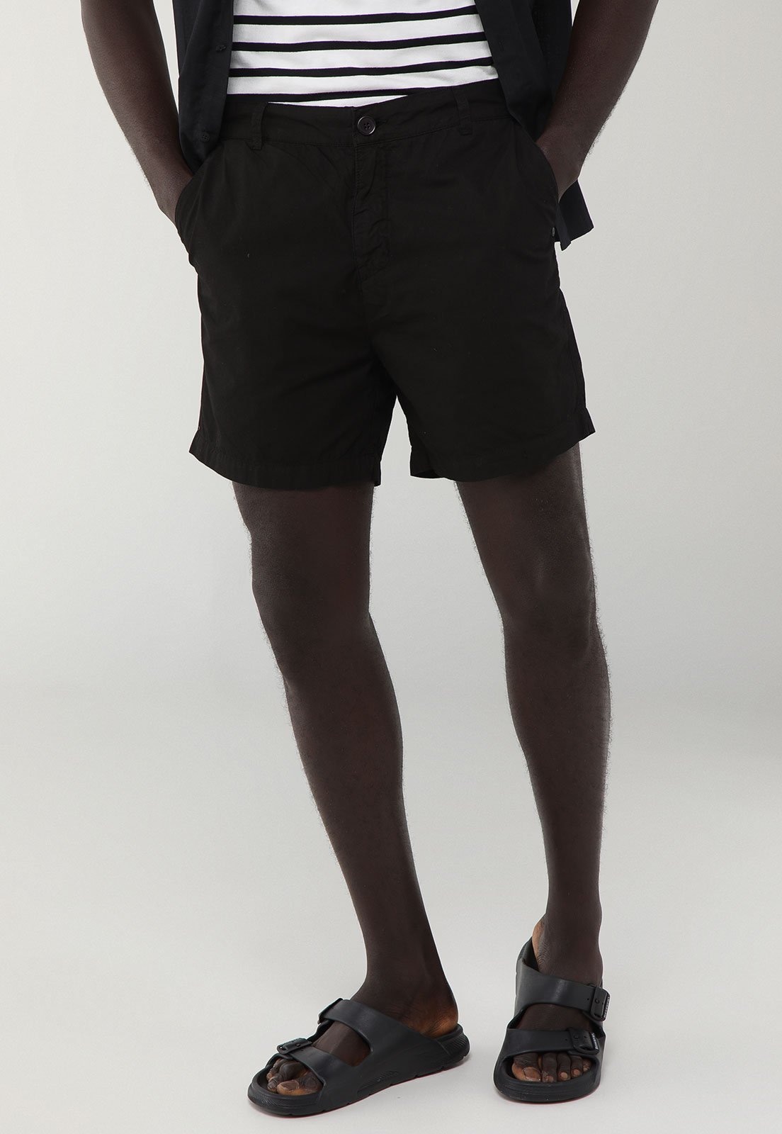 Imagem principal Bermuda Masculina Osklen Flow Cotton Preta Osklen preto