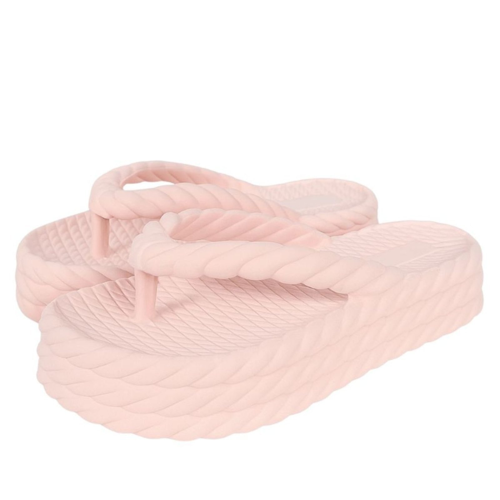 Imagem principal Chinelo Feminino Casual Veritimo Plataforma Sandália Nuvem De Dedo Versátil Claro Veritimo rosa