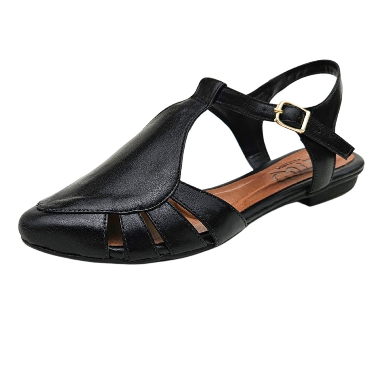 Imagem principal Sapatilha em Couro Amo Calçados Alice Preta Amo Calçados preto