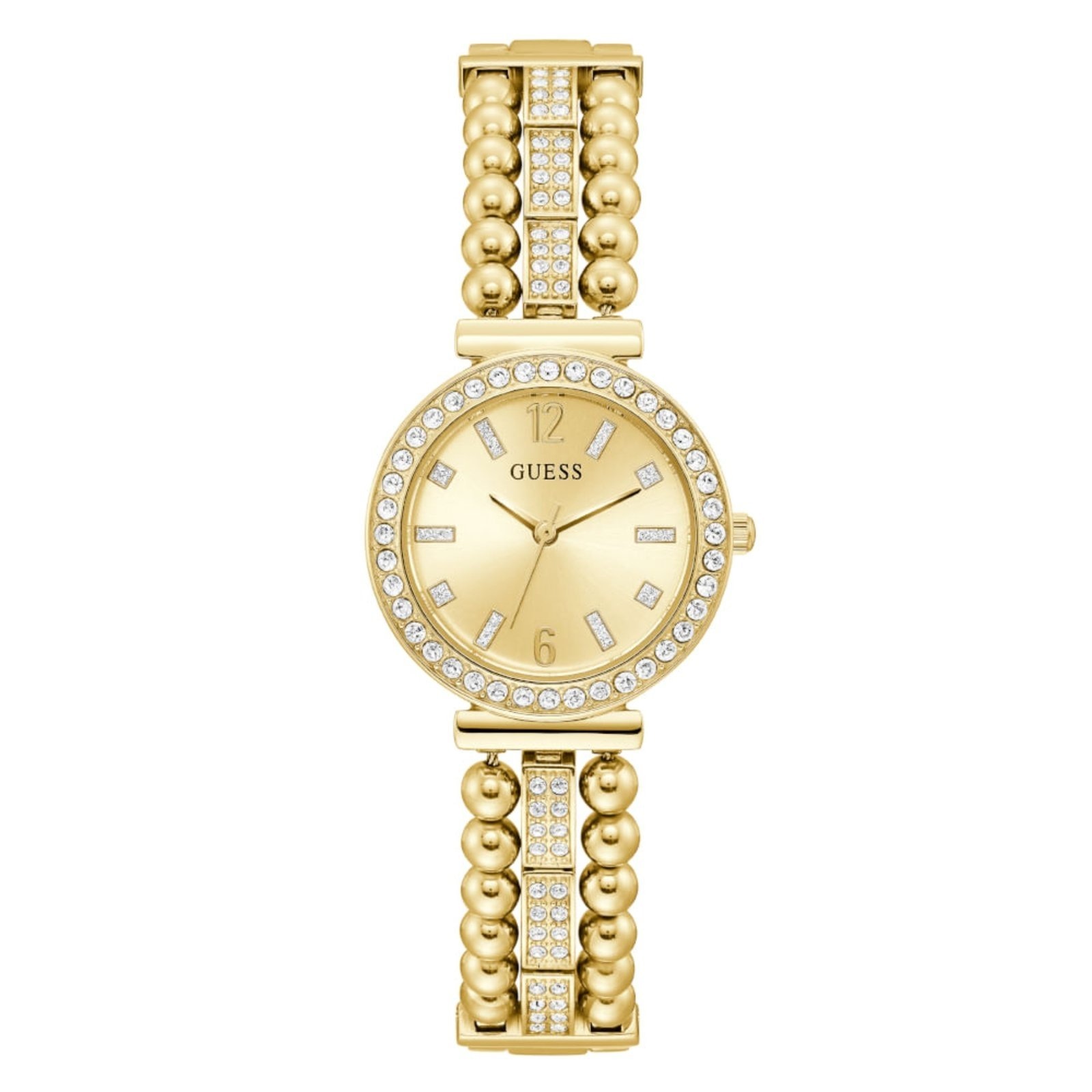 Imagem principal Relógio Guess Feminino Pulseira Bola e Cristais Guess dourado