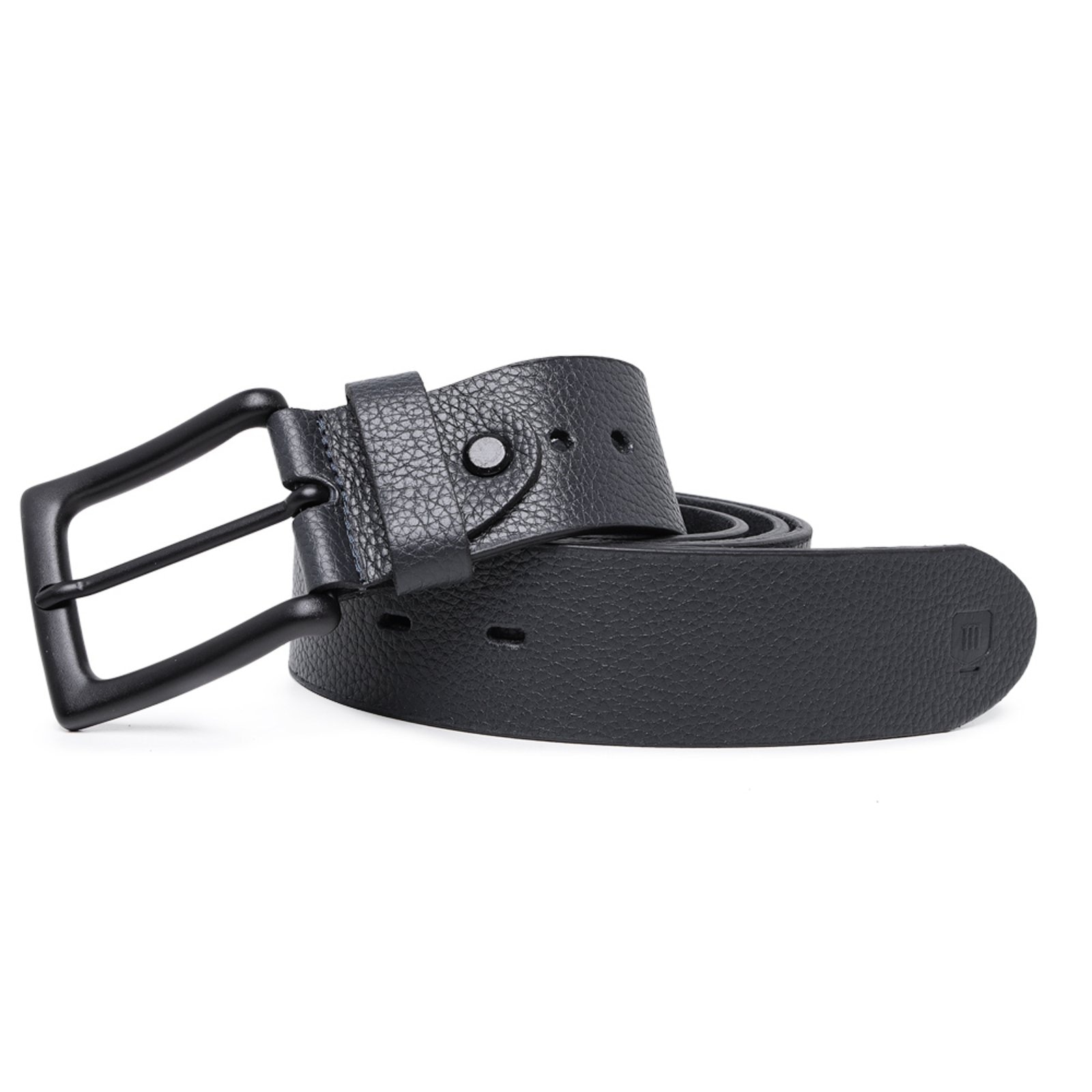 Imagem principal Cinto Social Masculino Malbork Couro Fivela Preta SLF-28AZ Malbork azul