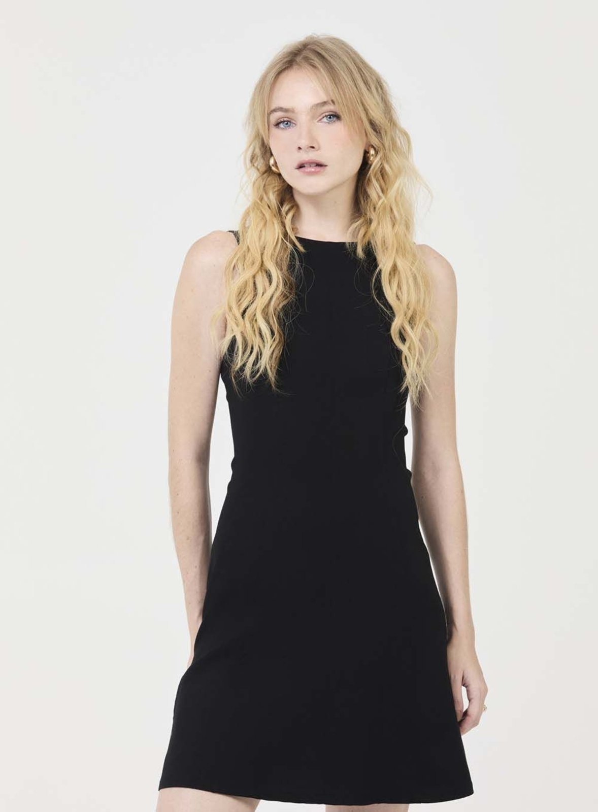 Imagem principal Vestido Godê Bengaline Colcci CLC Colcci CLC preto