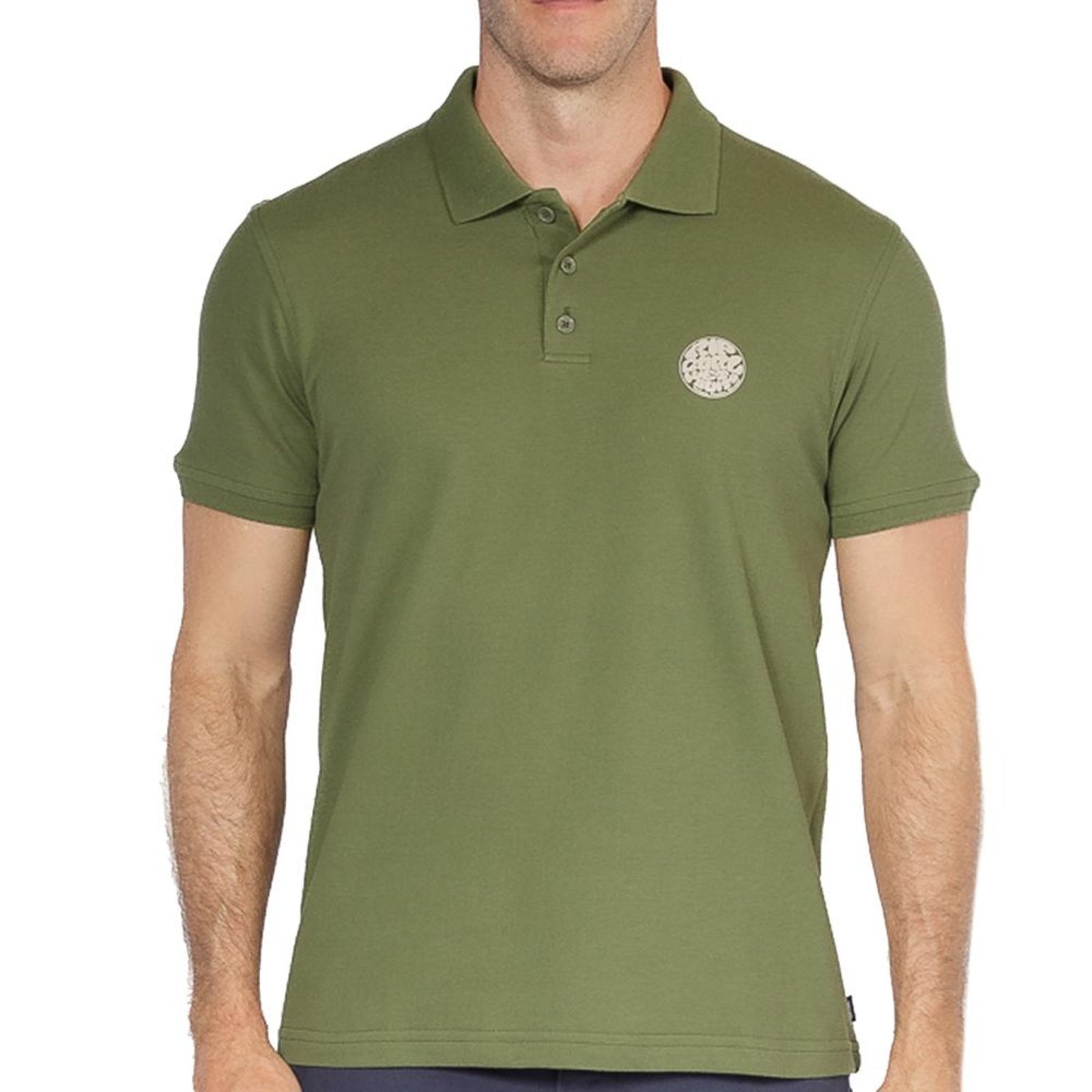 Imagem principal Camisa Rip Curl Polo Wettie SM26 Masculina Deep Cactus Rip Curl verde
