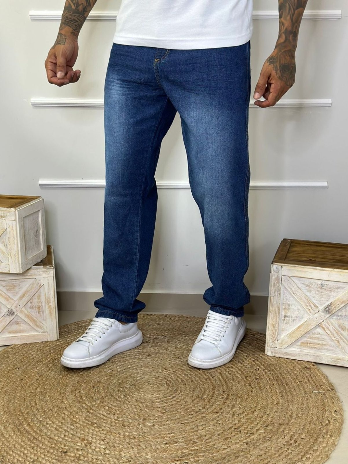 Imagem principal Calça Masculina Jeans Loka Tradicional Jeans Jeans Loka azul