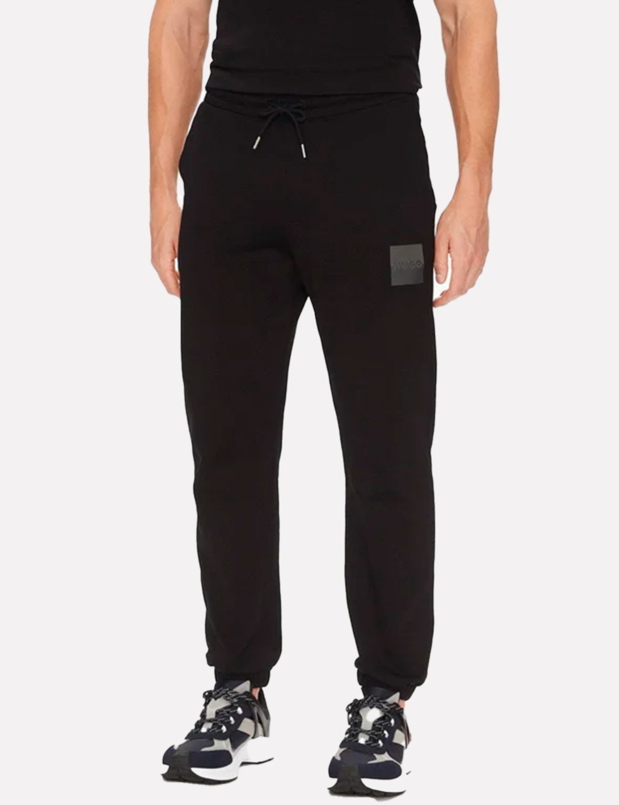 Imagem principal Calça Moletom Hugo Boss Masculina Regular Dusplitan Preta Hugo Boss preto