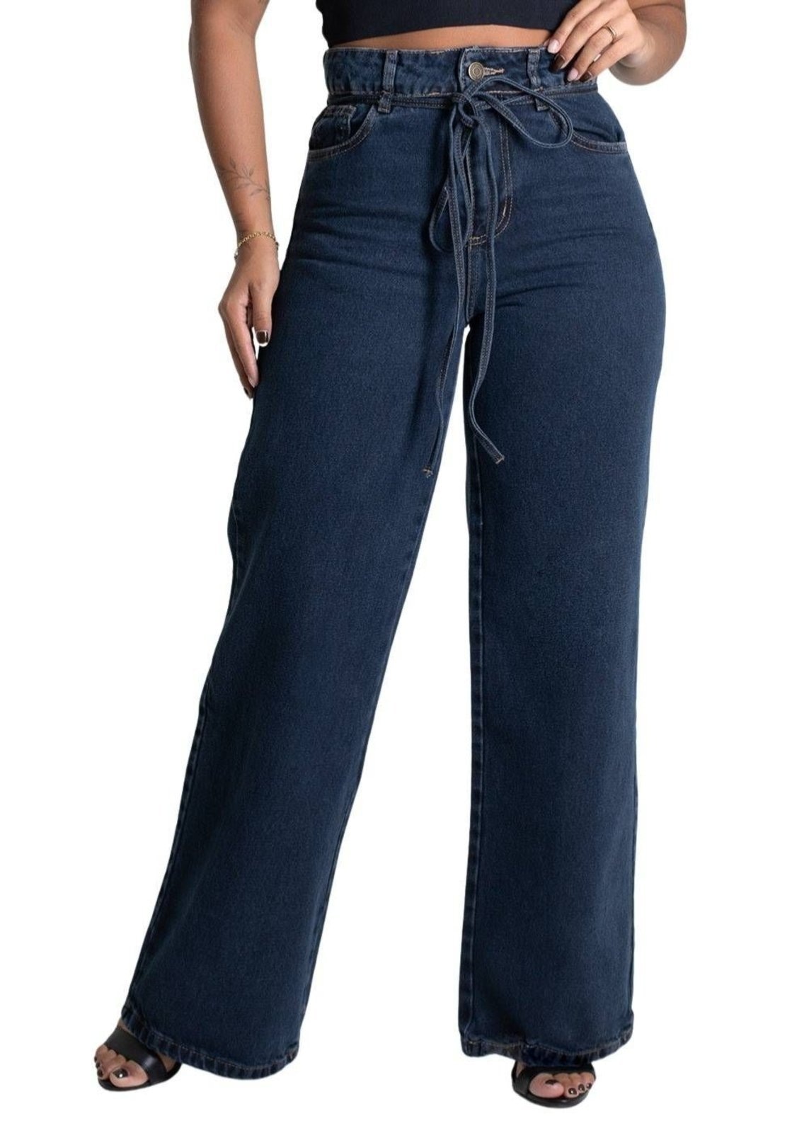 Imagem principal Calça Jeans Sawary Wide Leg - 279431 Sawary azul