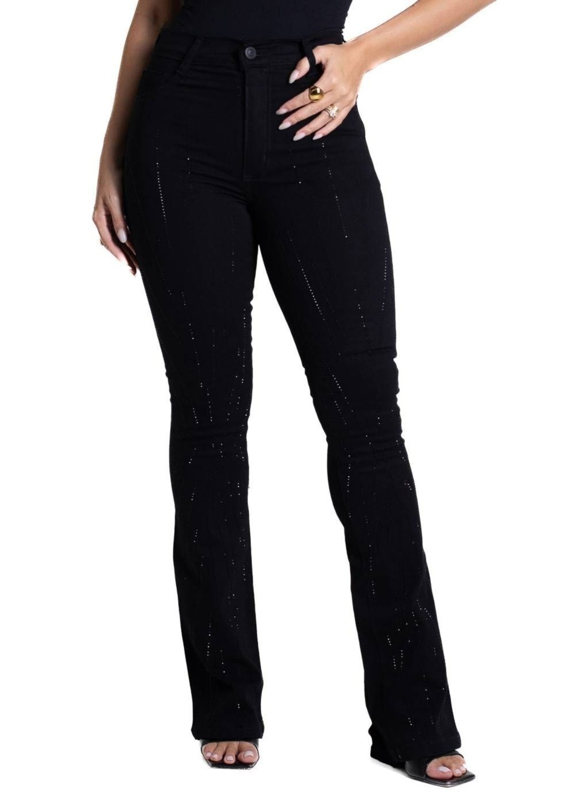Imagem principal Calça Sarja Sawary Boot Cut - 282441 Sawary preto