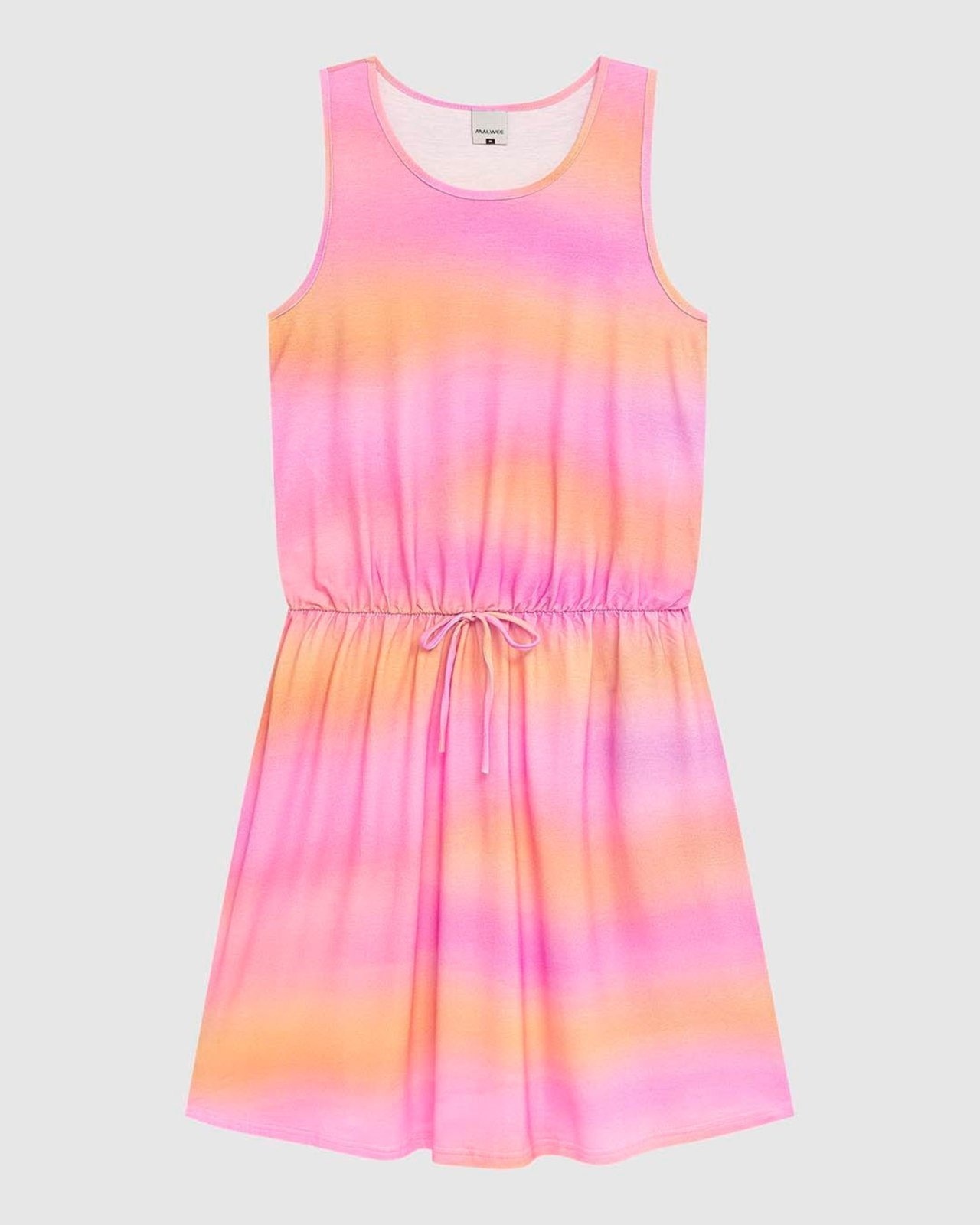 Imagem principal Vestido Feminino Estampado Cintura Com Elástico Em Viscose Stretch Malwee roxo