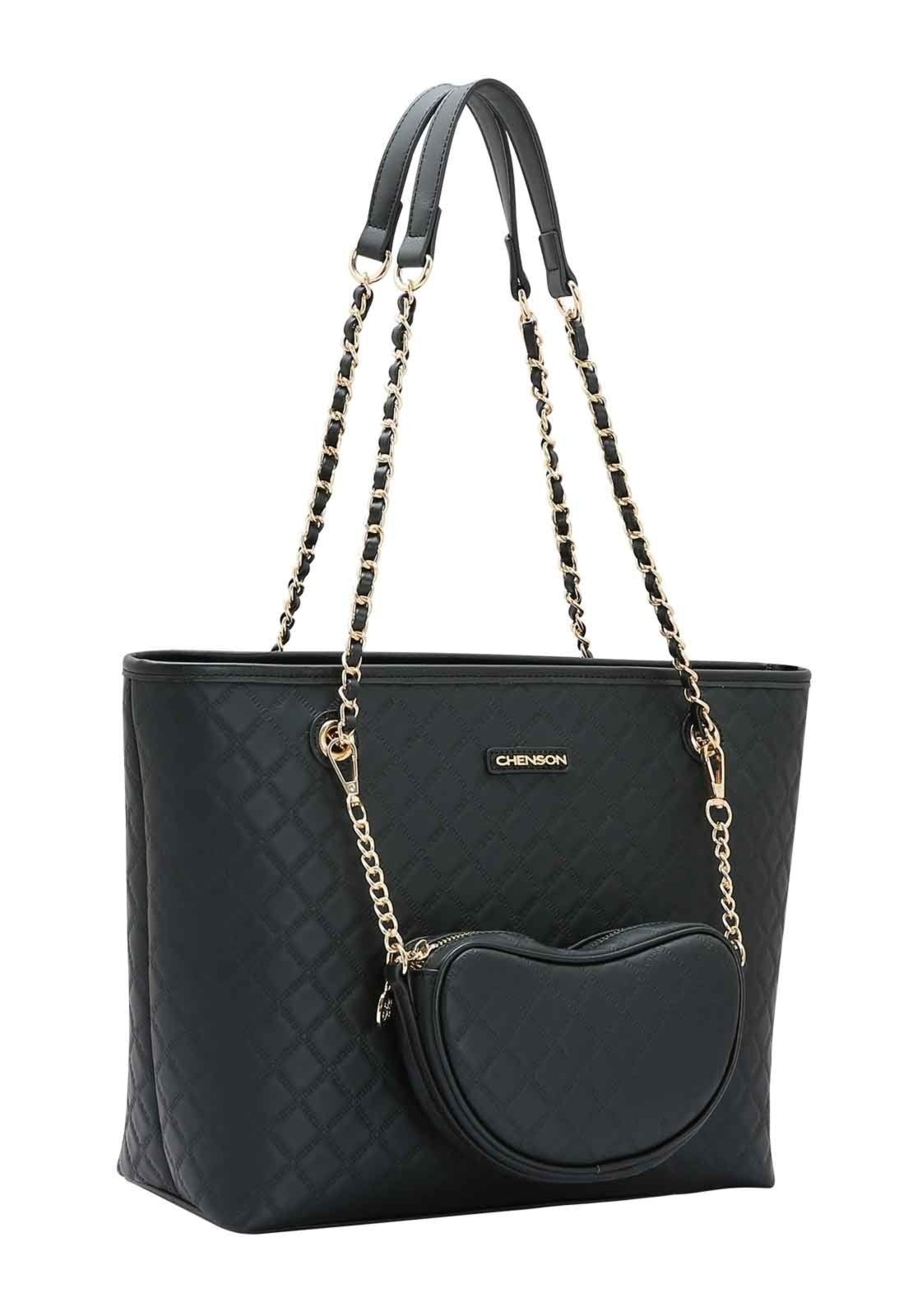 Imagem principal Bolsa Feminina Chenson Original Matelassê Cute Ombro 3484978 Chenson preto
