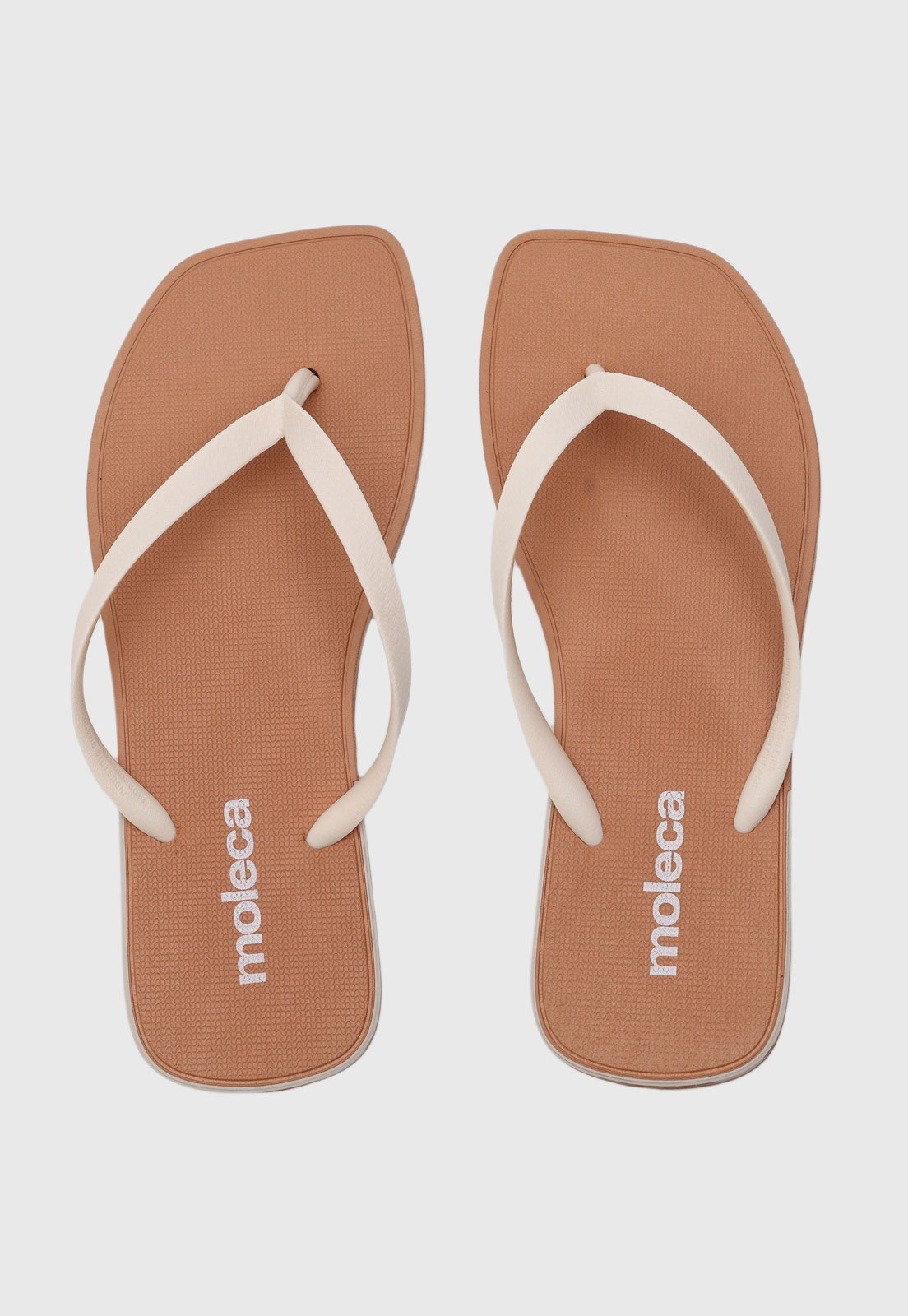 Imagem principal Chinelo Feminino Moleca Dedo Off-White MOLECA off-white white