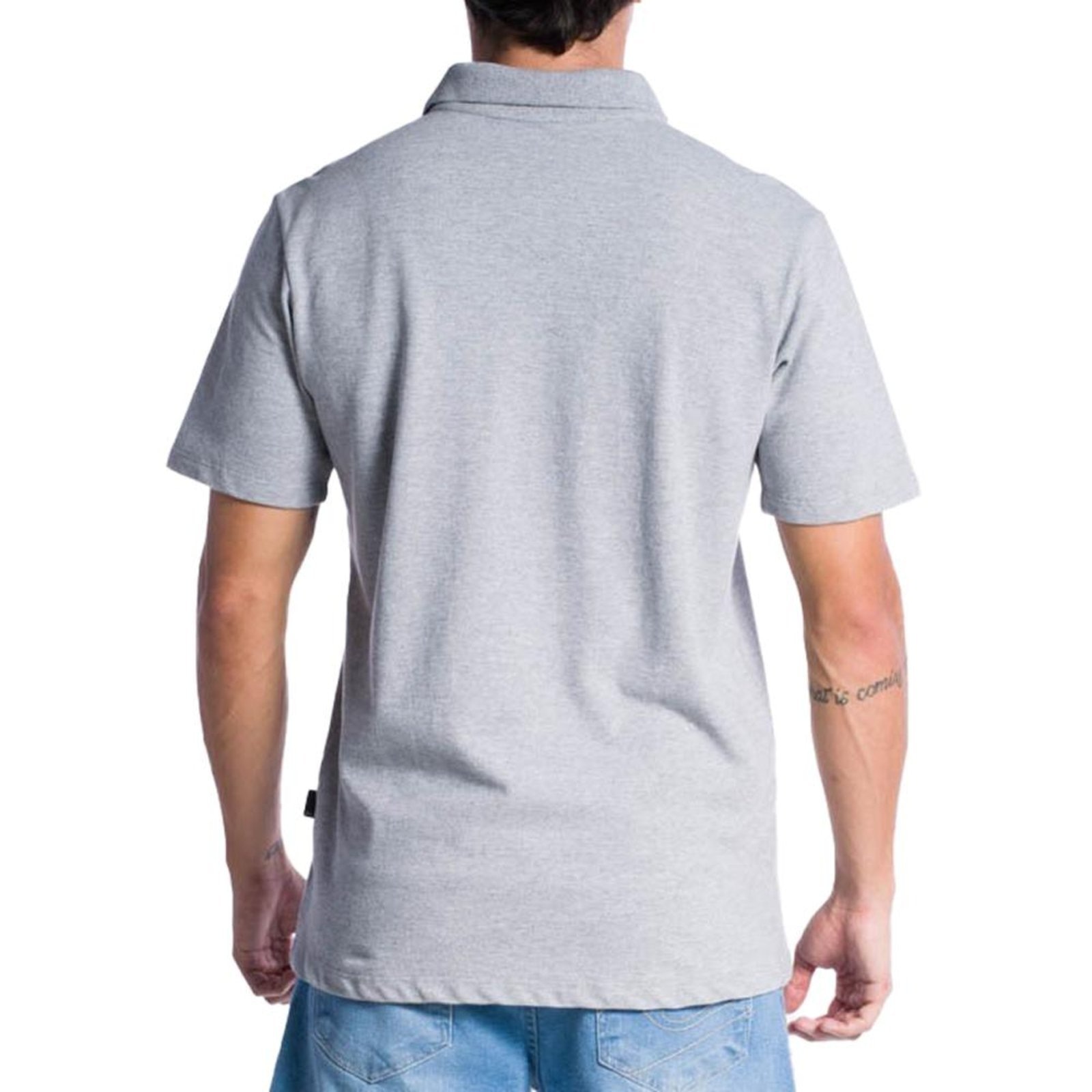 Imagem principal Camisa Quiksilver Polo Embroidery Piquet SM24 Mescla Quiksilver cinza