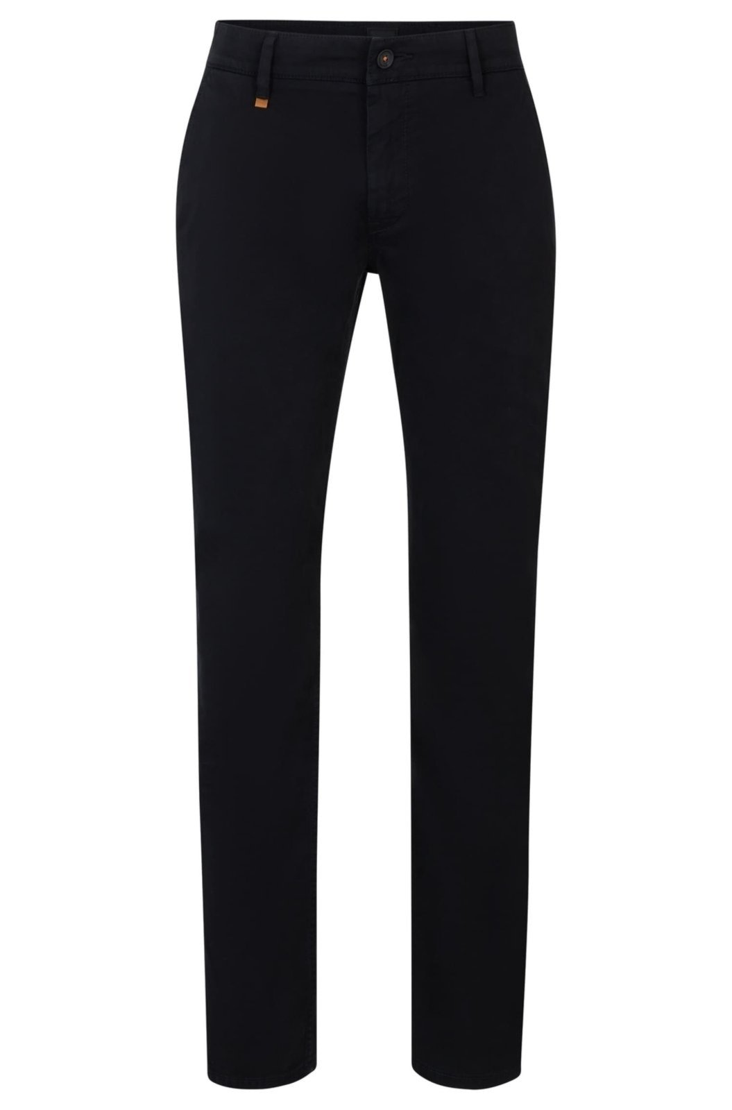 Imagem principal Calças Slim-Fit Em Cetim De Algodão Stretch 42 Boss preto