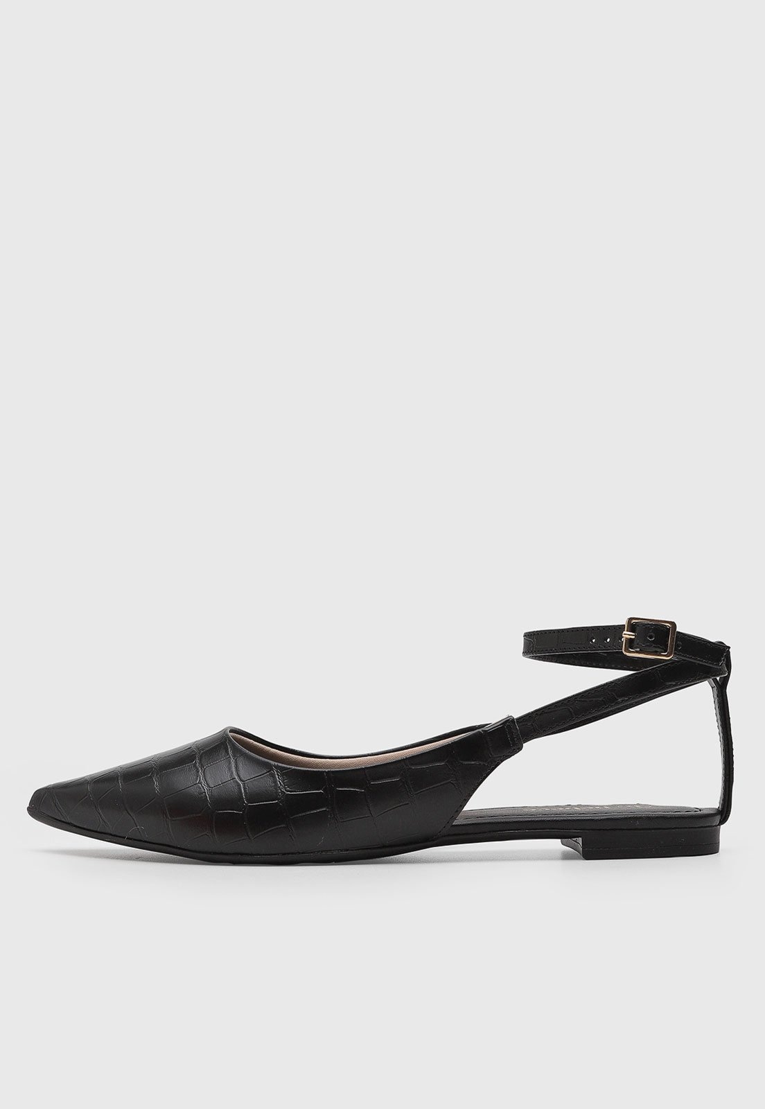 Imagem principal Sapatilha Feminina Becece Ponta Fina Preta BEBECÊ preto