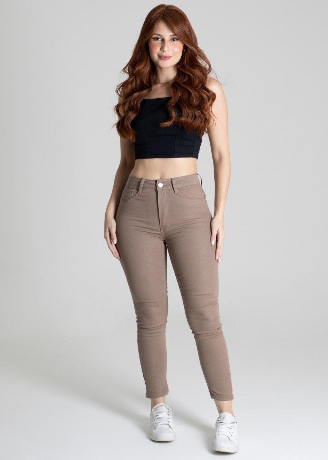 Imagem principal Calça Jeans Sawary Push Up - 274345 Sawary bege