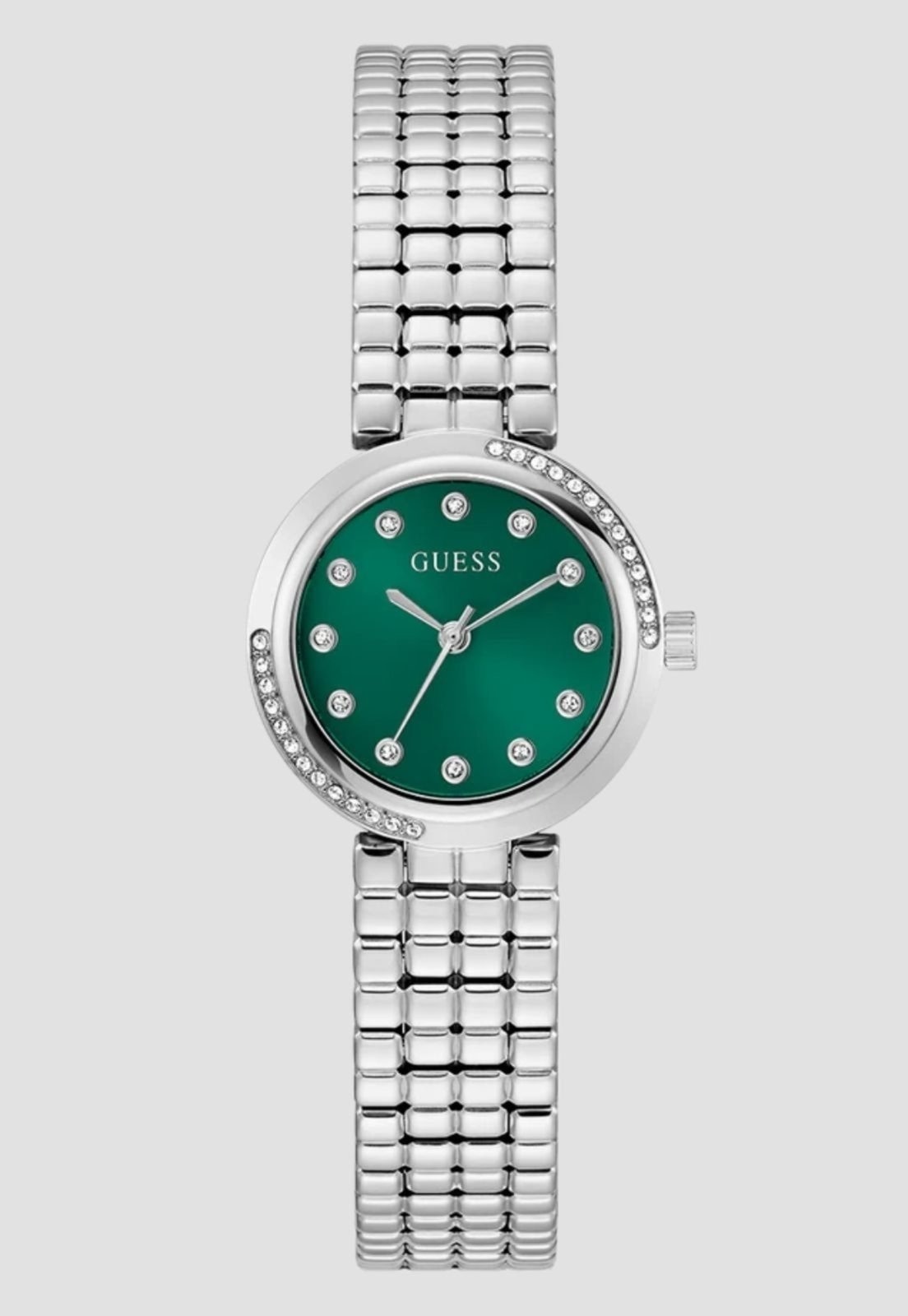 Imagem principal Relógio Guess Aço Redondo Analógico Verde e Prata Guess prata verde