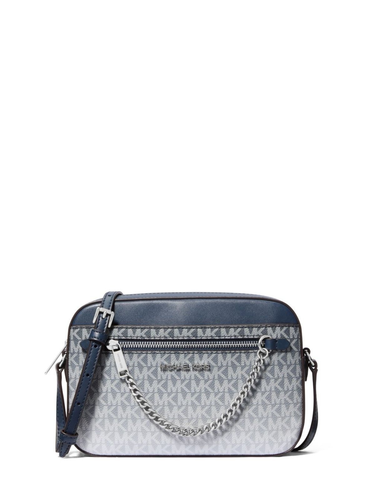 Imagem principal Bolsa Transversal Jet Set Logo Média 35R5sttc9v406 Michael Kors azul