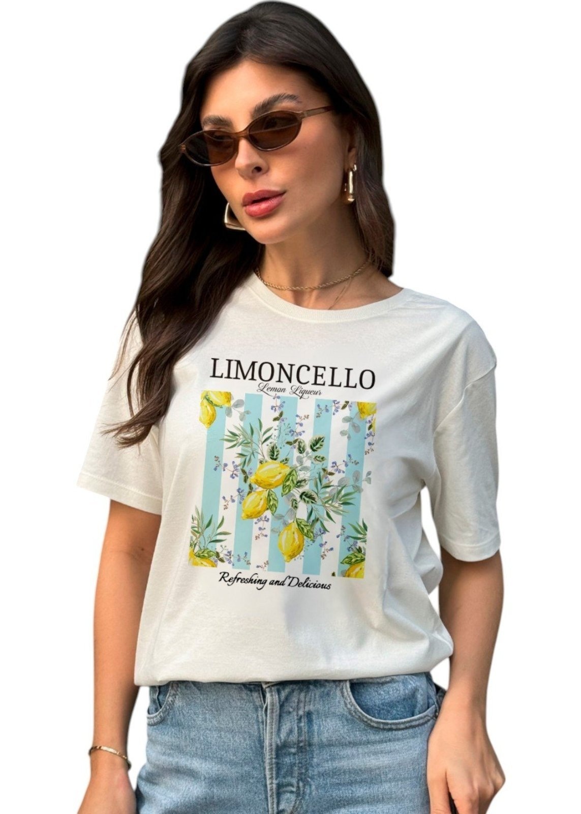 Imagem principal Camiseta Feminina CianitasOff Estampa Limoncello Cianitas off-white