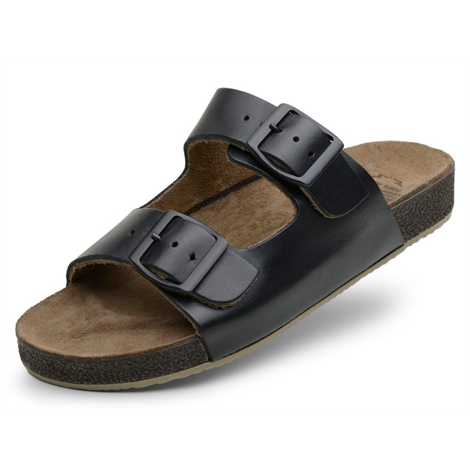 Imagem principal Sandália Papete Jacometti de Couro Preta Jacometti preto