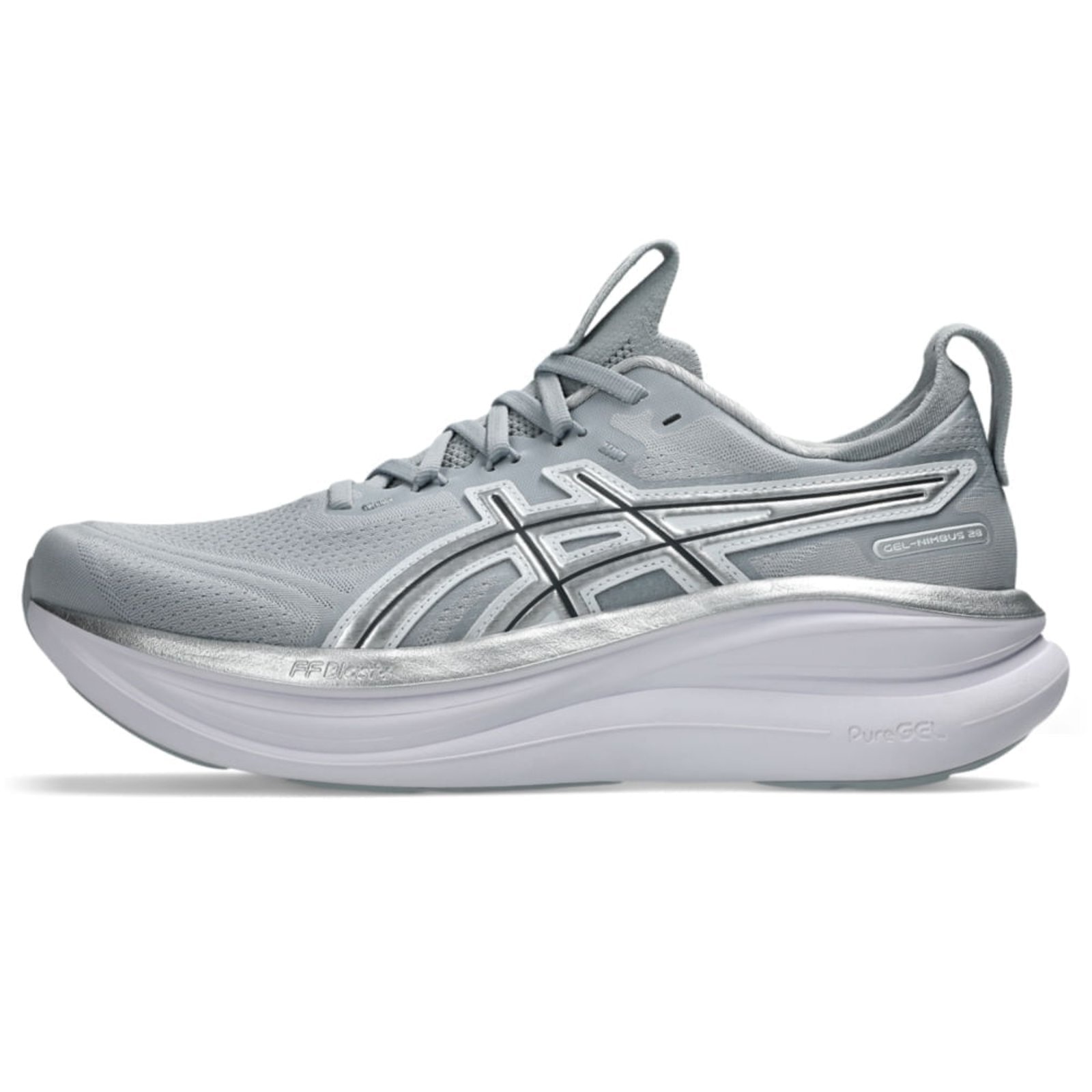 Imagem principal Tênis ASICS GEL Nimbus 28 Platinum - Masculino Prata ASICS cinza