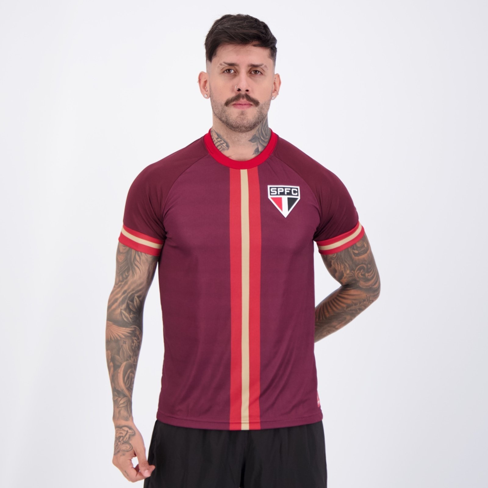 Imagem principal Camisa São Paulo Linea Bordô SPR vermelho