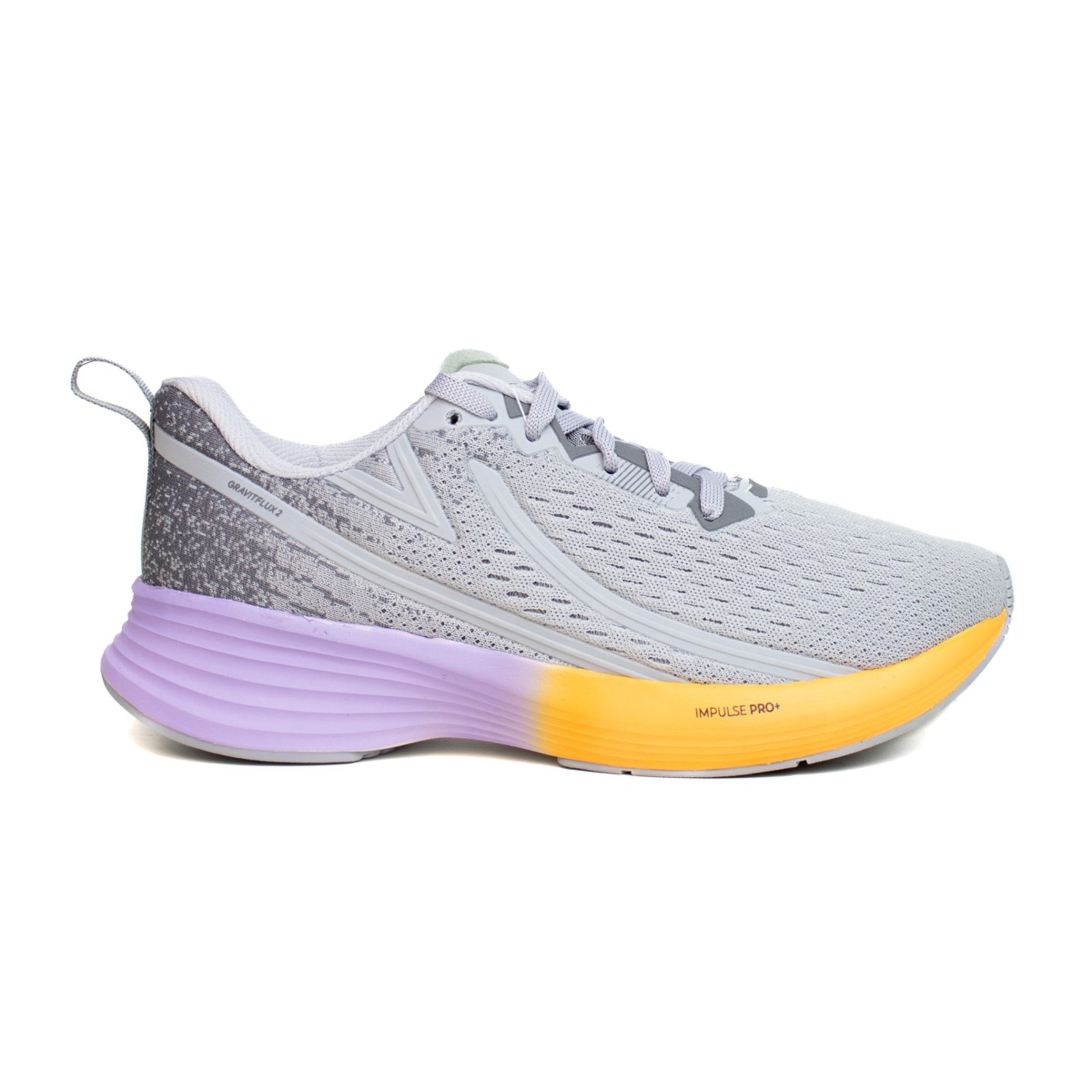 Imagem principal Tênis Lynd Gravit 2 Feminino - Cinza/Purple/Laranja Lynd cinza purple