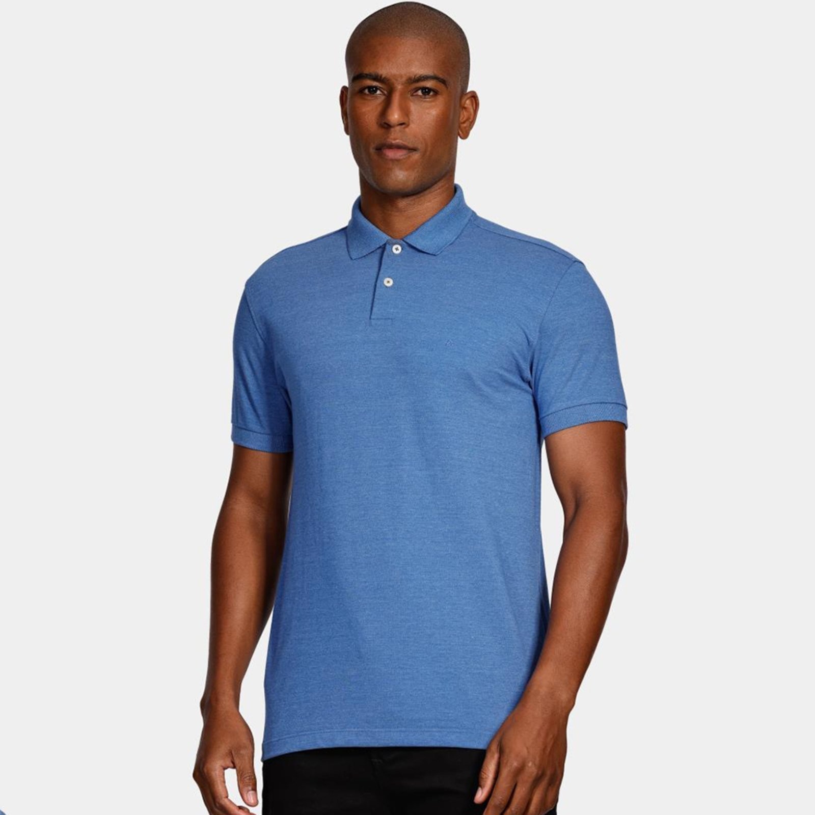 Imagem principal Camisa Polo Aramis Piquet Mescla Ve25 Royal Masculino Aramis azul