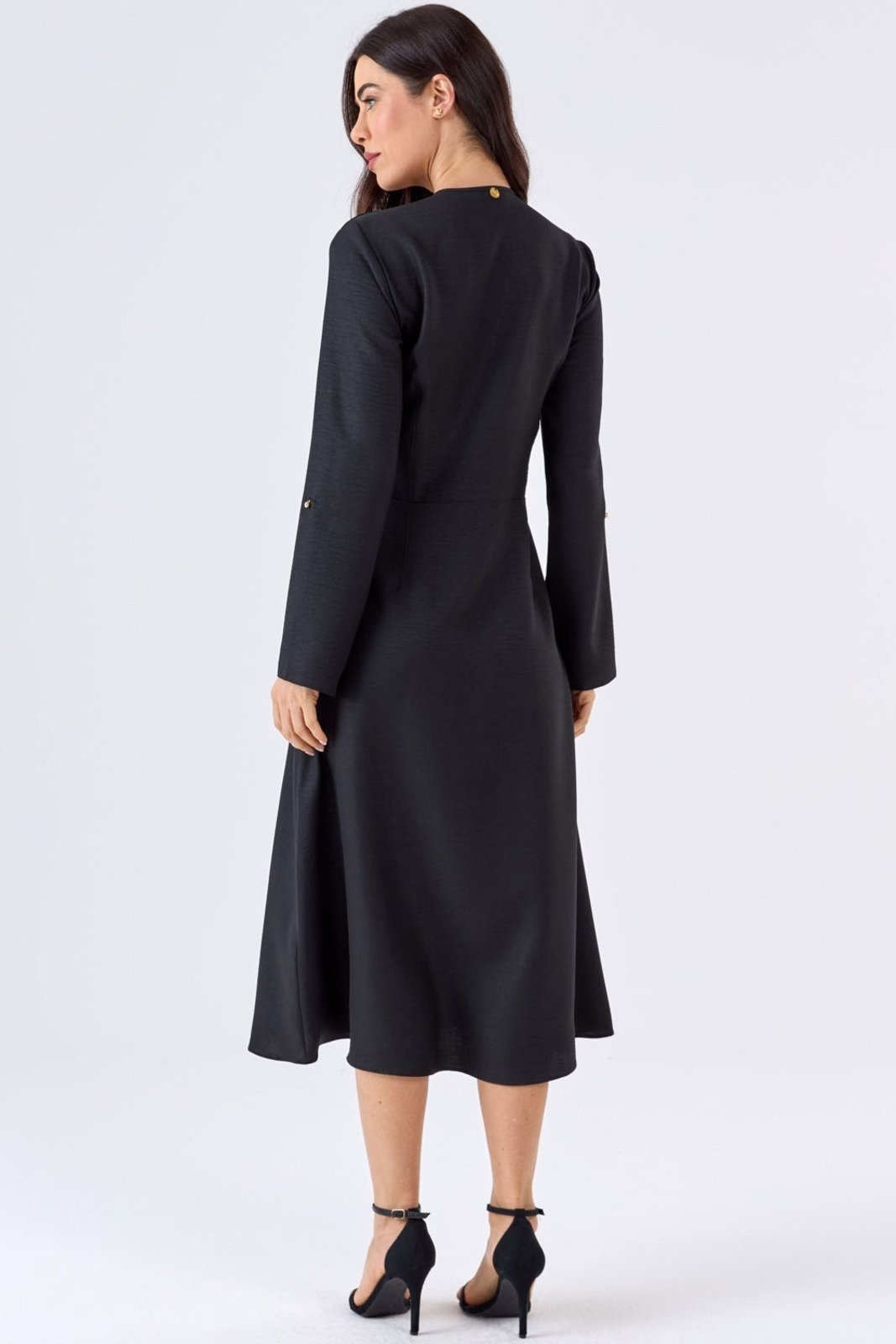 Imagem principal Vestido Midi PKS Com Cinto PKS cinza