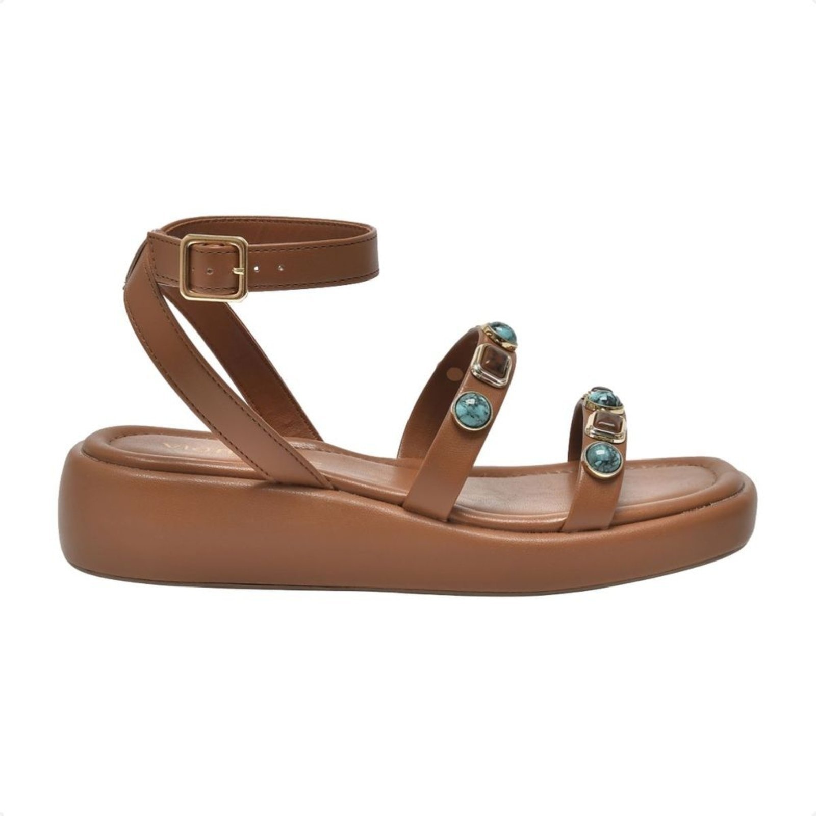 Imagem principal Sandália Flat Papete Anabela Via Marte Pedrarias VIA MARTE marrom