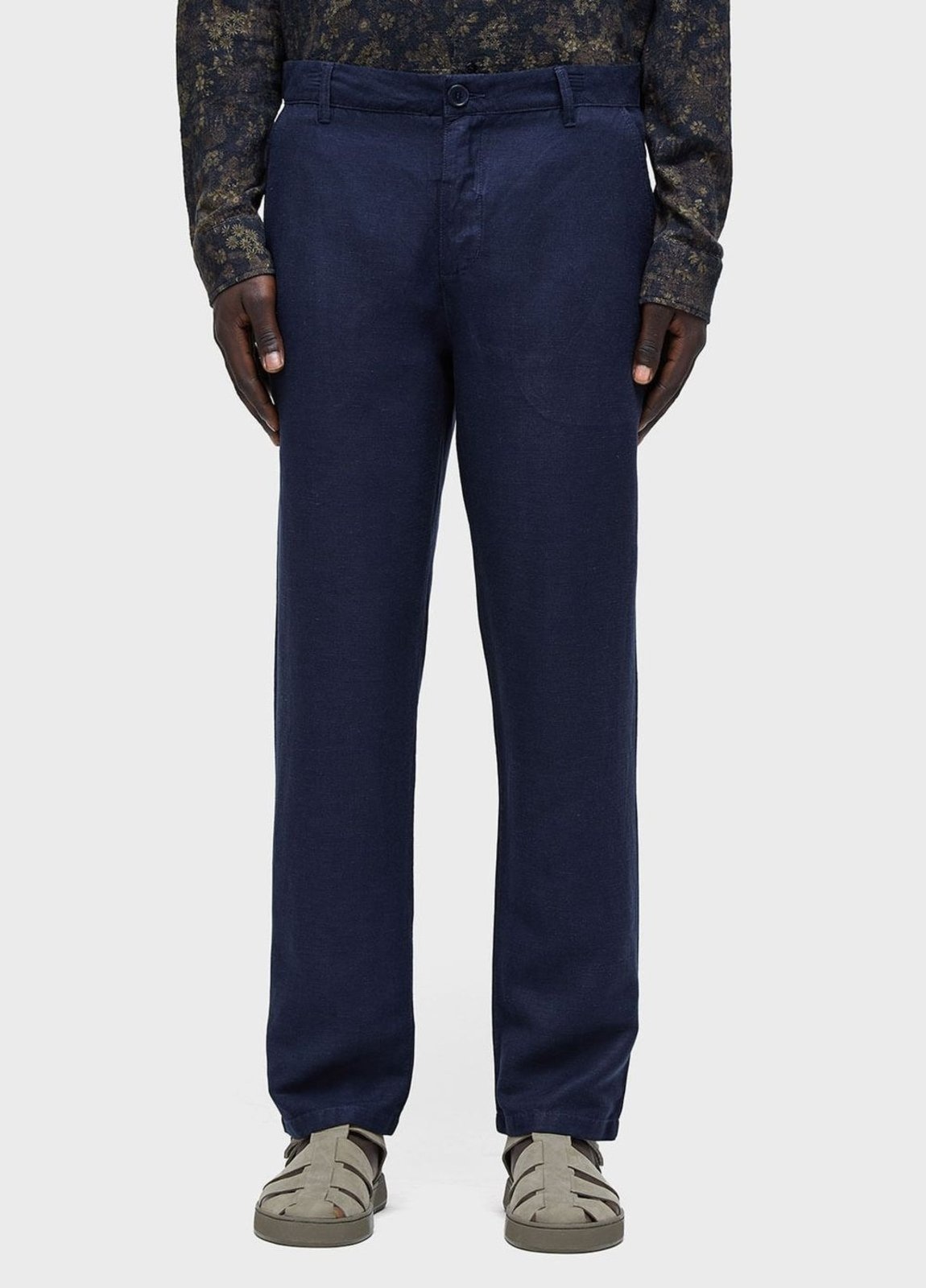 Imagem principal Calça alfaiataria fluid linen Osklen preto