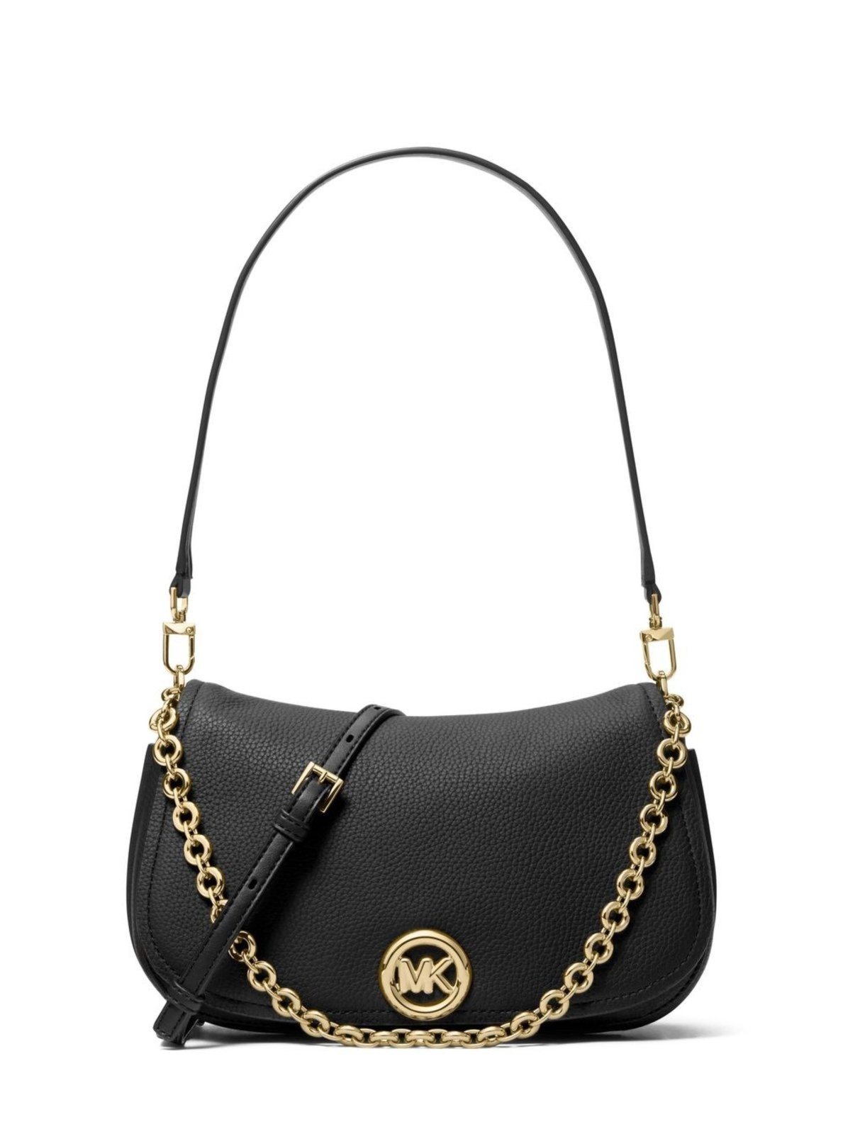 Imagem principal Bolsa De Ombro Nolita Média Em Couro 30R6GY5S2L001 Michael Kors preto