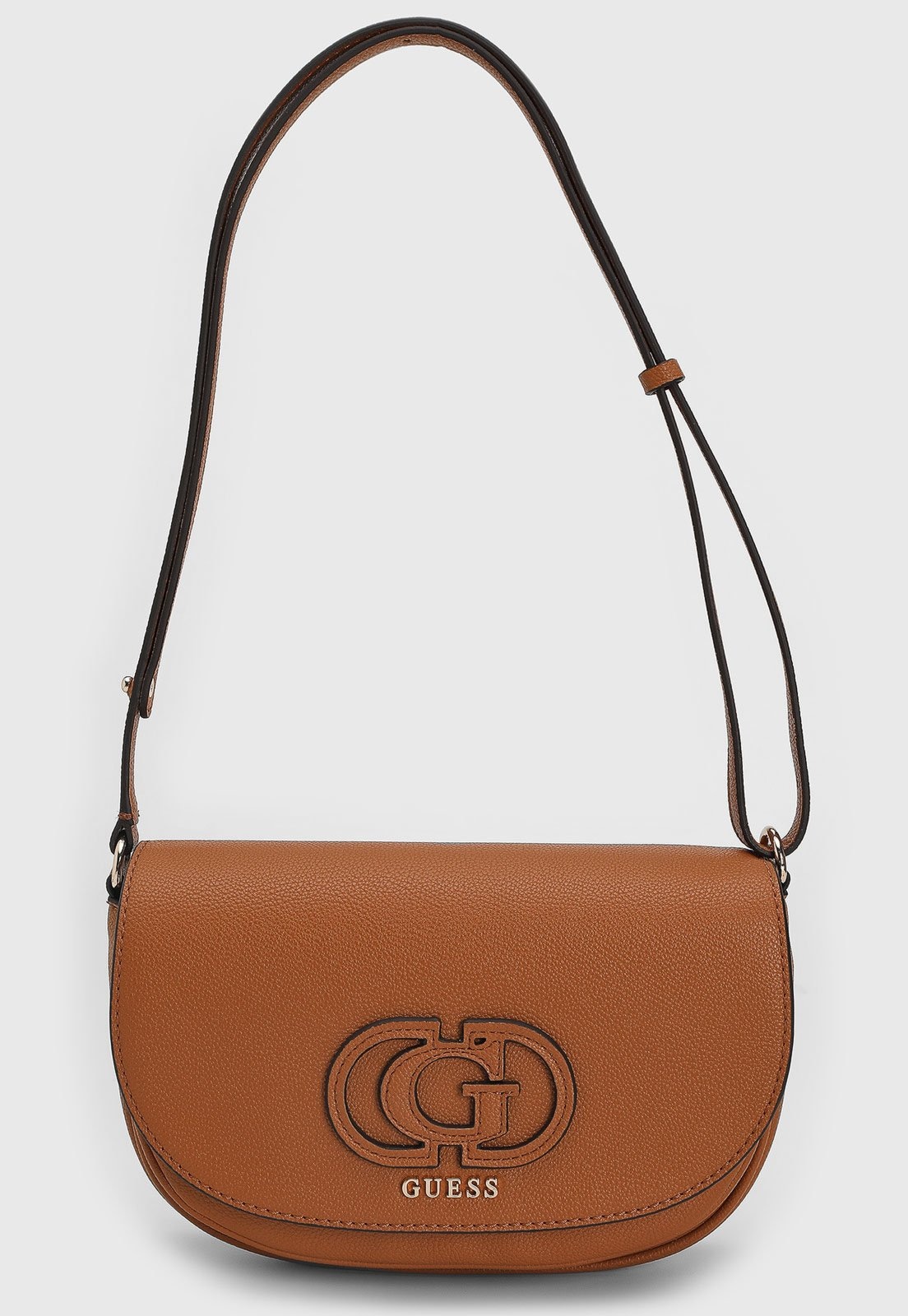 Imagem principal Bolsa Pequena Guess Logo Relevo Guess caramelo