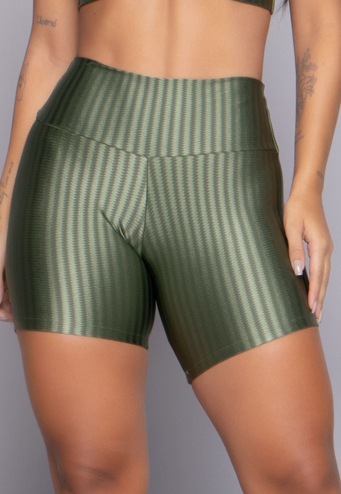 Imagem principal Short New Zig Vekyo Compressão 3D Fitness Ikat VEKYO verde