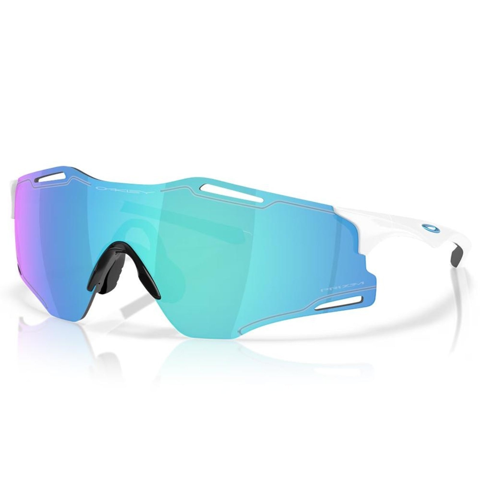 Imagem principal Óculos de Sol Oakley Cybr Zero Polished White Prizm Sapphire Oakley branco white