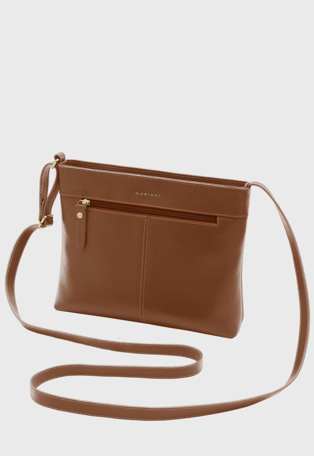Imagem principal Bolsa Transversal Couro Mariart Cipó Camel Mariart caramelo