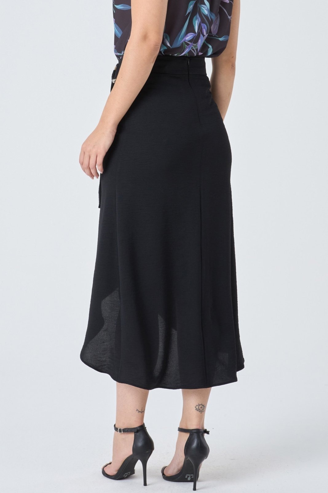 Imagem principal Saia Midi PKS Pareo Preta PKS preto