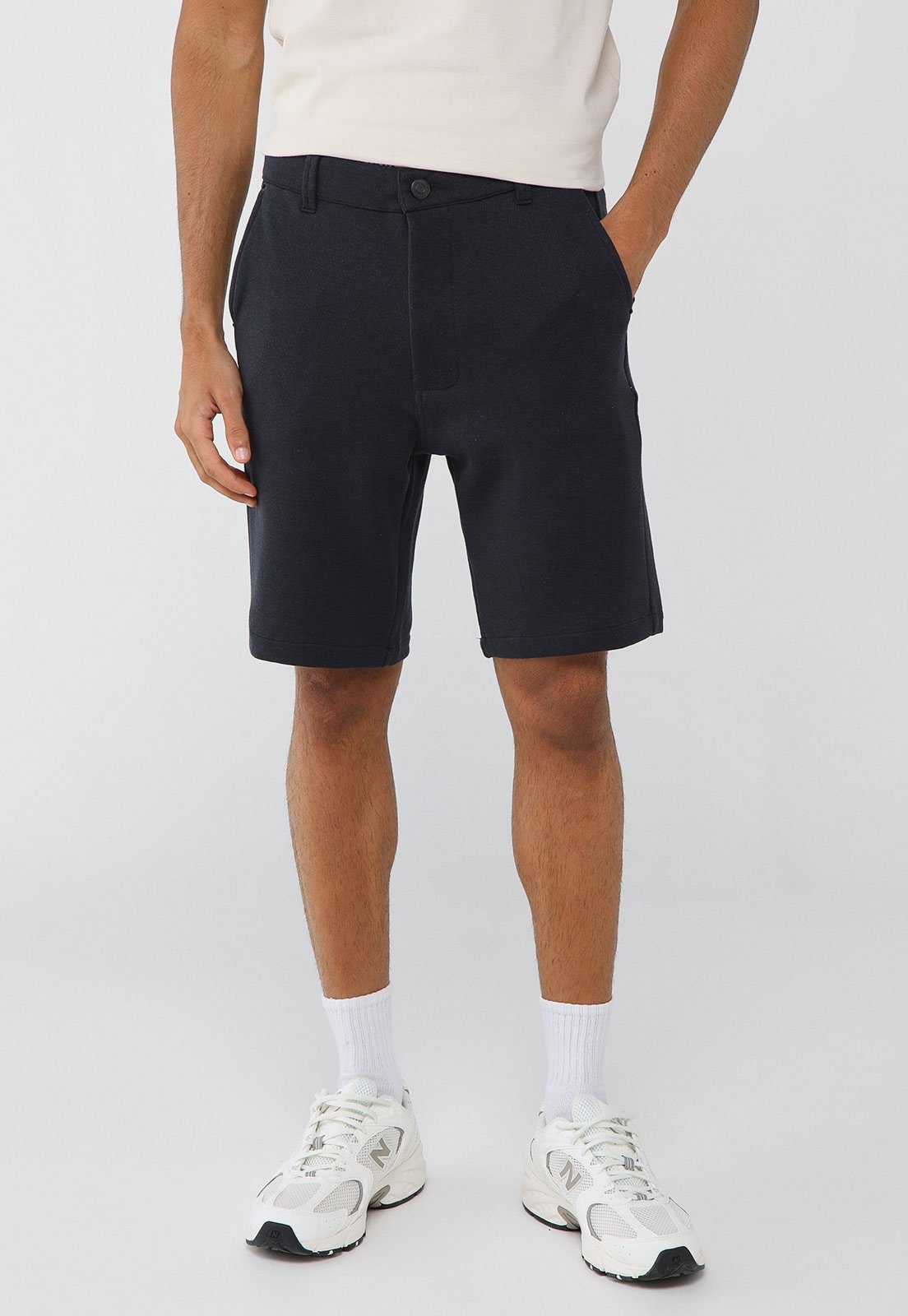 Imagem principal Bermuda Masculina Aeropostale Cintura édia Preta Aeropostale preto