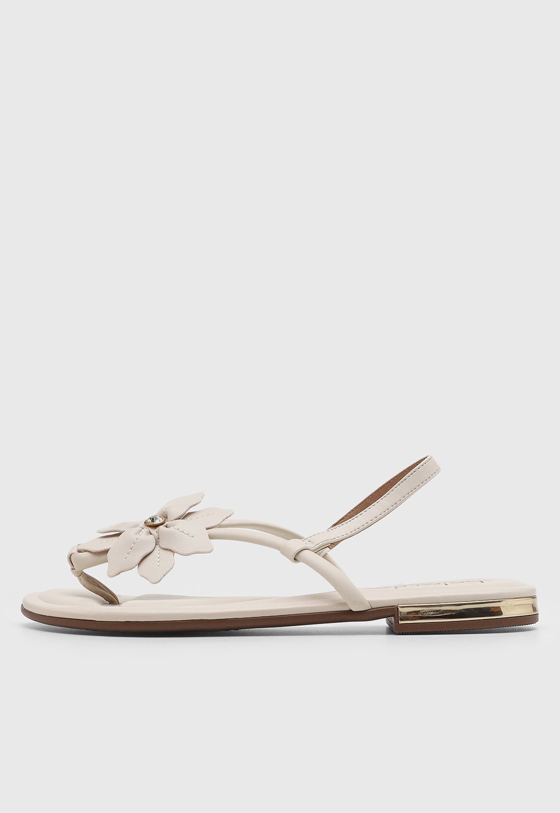 Imagem principal Rasteira Feminina Beira Rio Flor Off-White BEIRA RIO off-white white