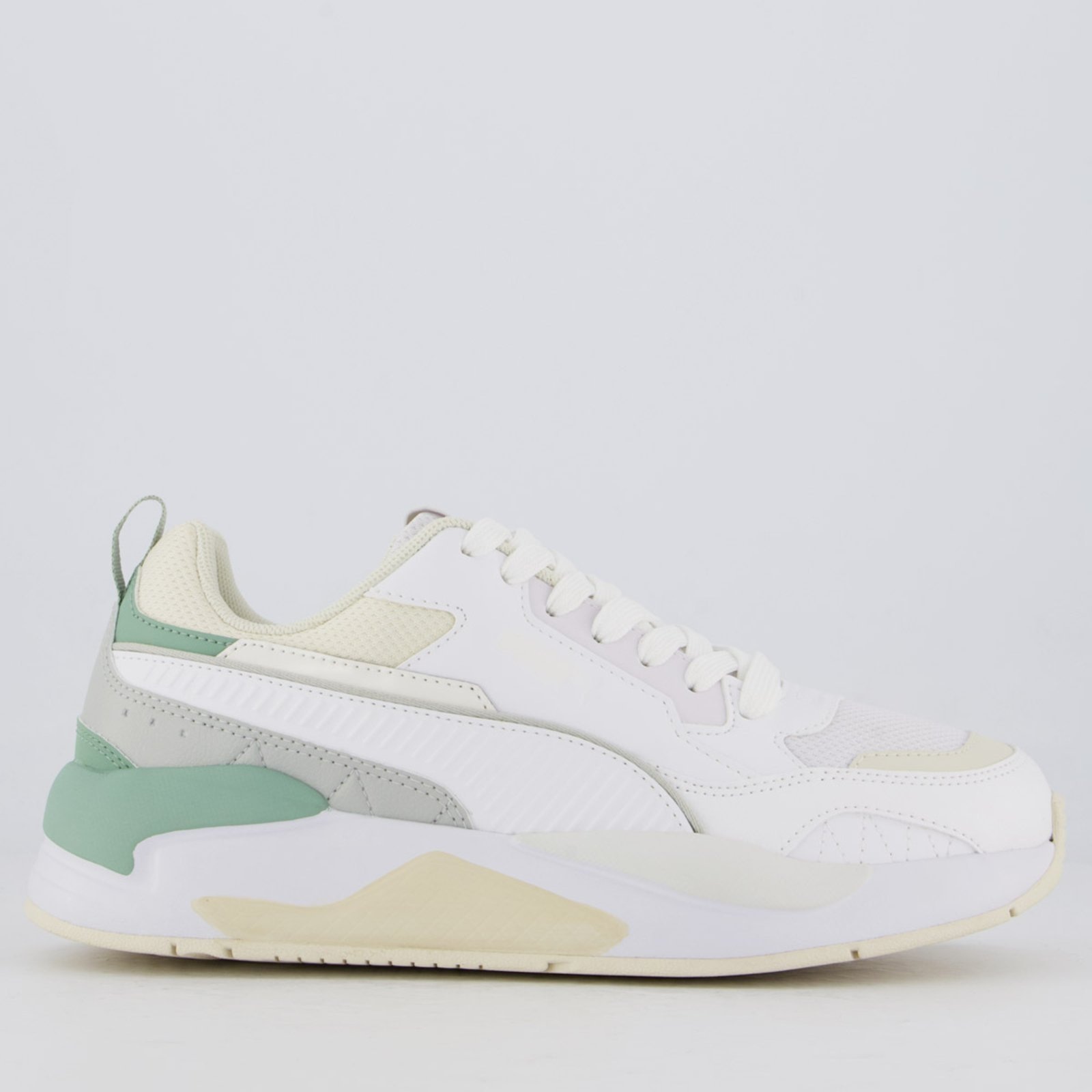 Imagem principal Tênis Puma X-Ray 2 Square Feminino Branco e Verde Puma branco verde