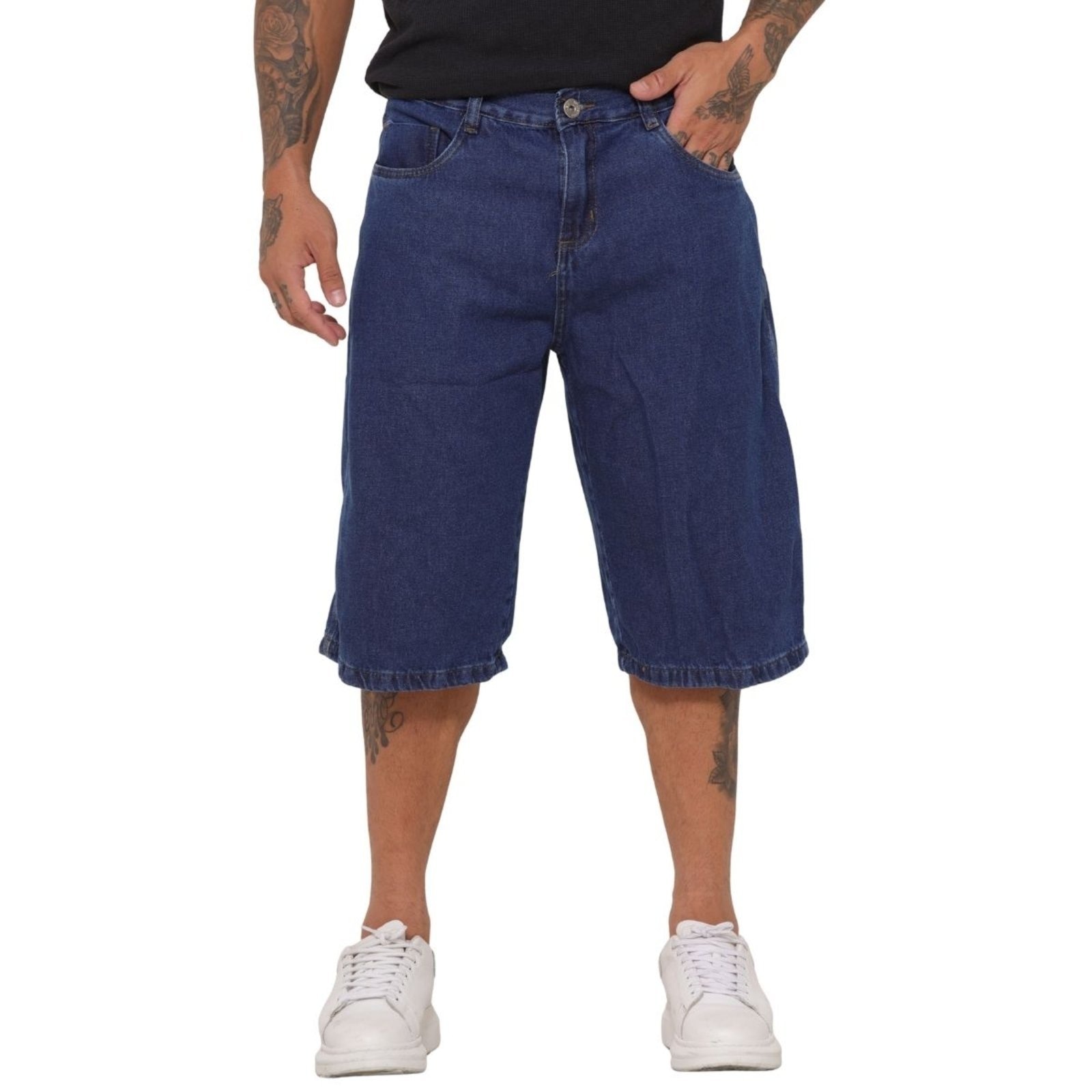 Imagem principal Jorts Masculino Jeans Escuro Jeans Loka azul