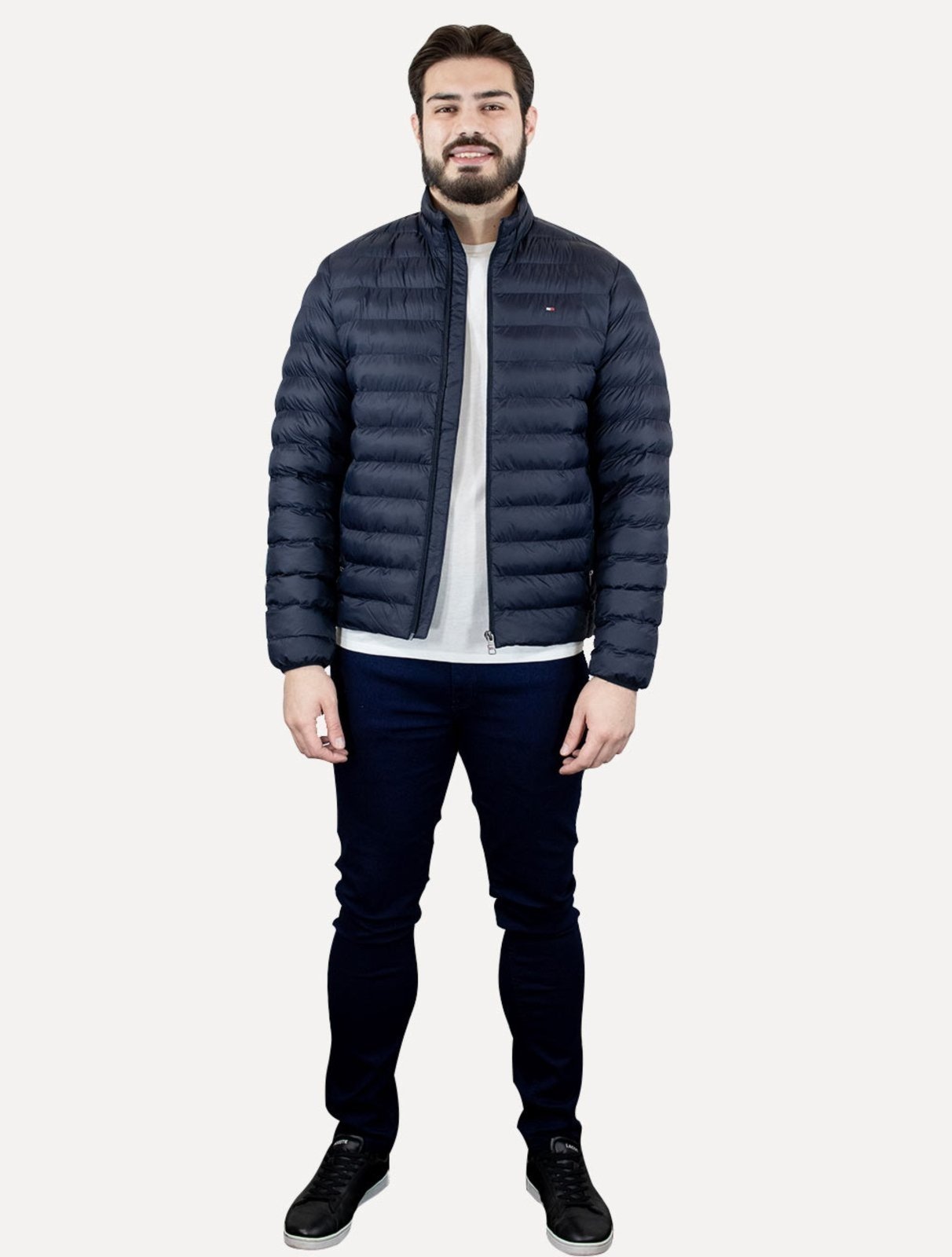 Imagem principal Jaqueta Tommy Hilfiger Core Packable Recycled Azul Marinho Tommy Hilfiger preto azul